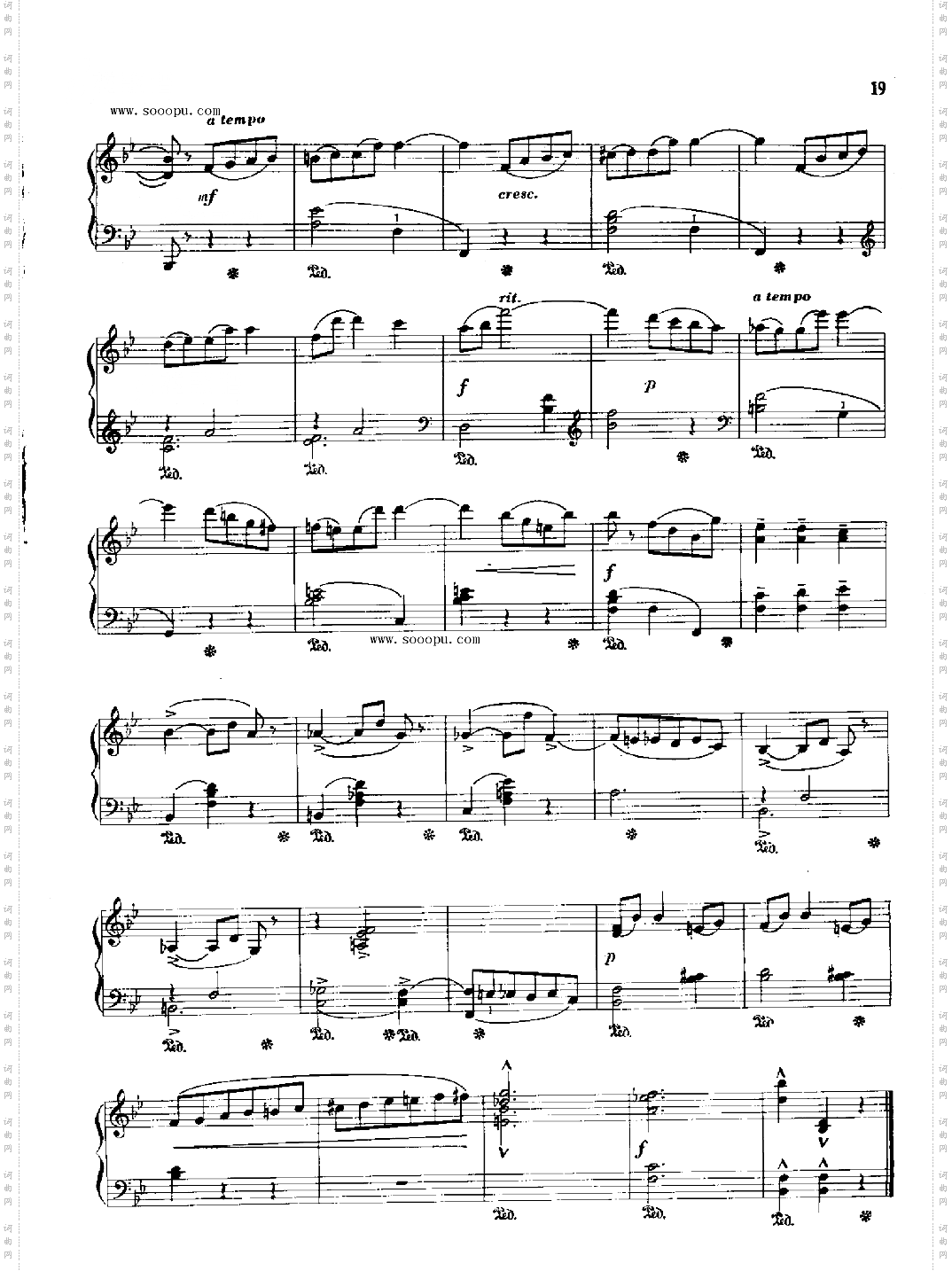 可爱的圆舞曲键盘类钢琴