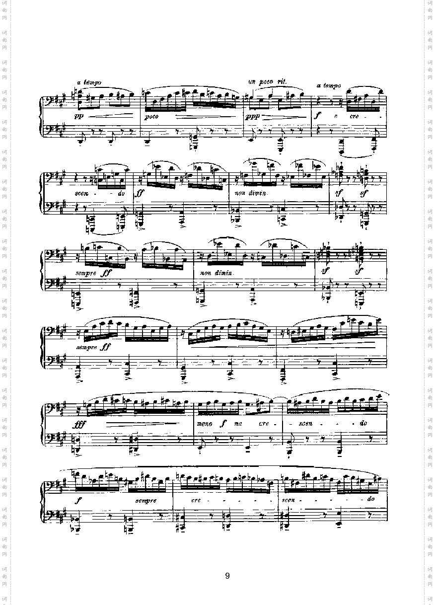 滑稽曲六首op.58四手联弹键盘类钢琴