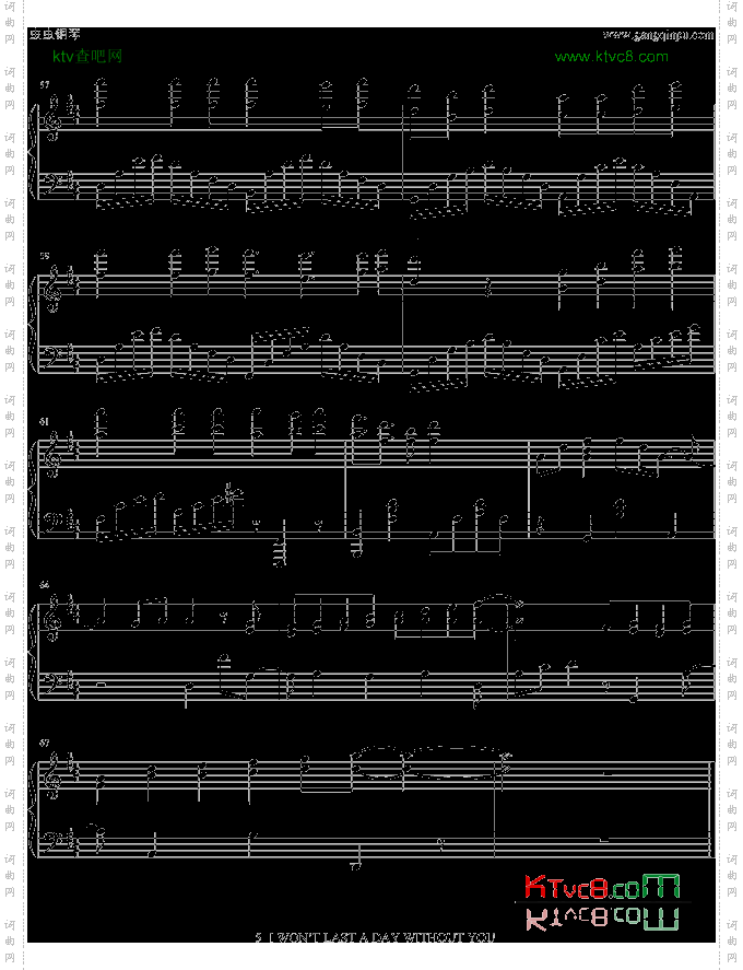 IWON`TLASTADAYWITHOUTYOU