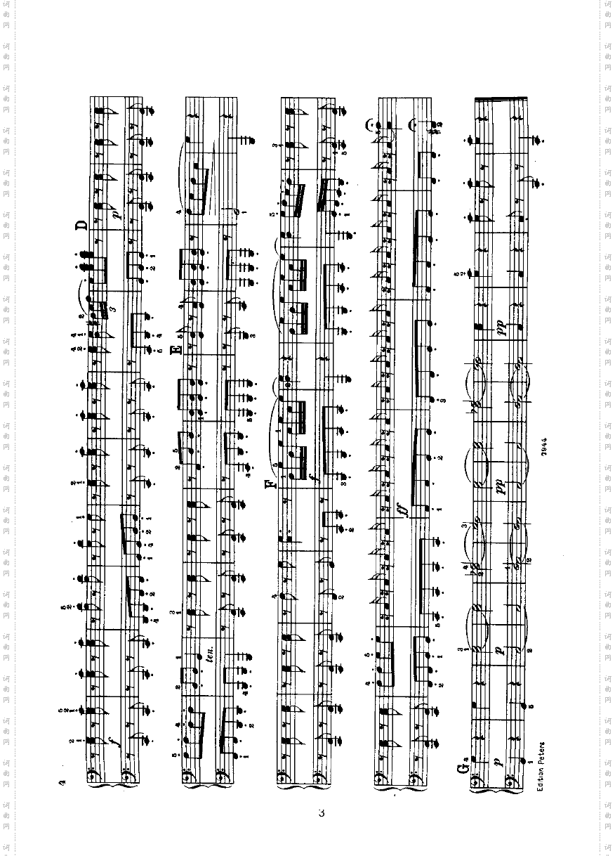 G大调交响,曲鼓声中的行板四手联弹键盘类钢琴