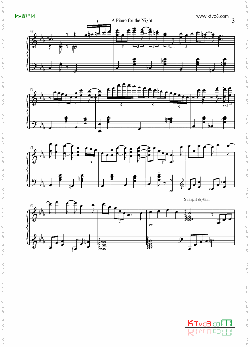 A Piano for the Night