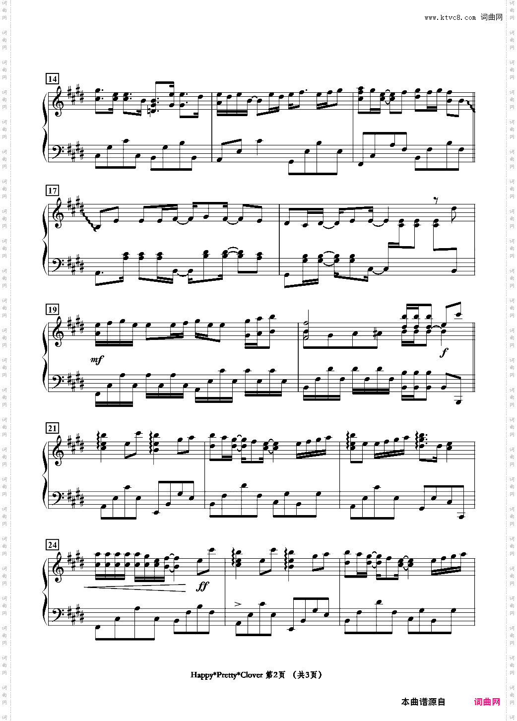 【黄金拼图Pretty Days】Happy Pretty Clover