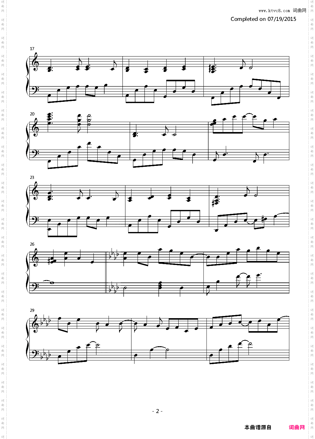【夏洛特】OST-Bravely You -Piano ver·