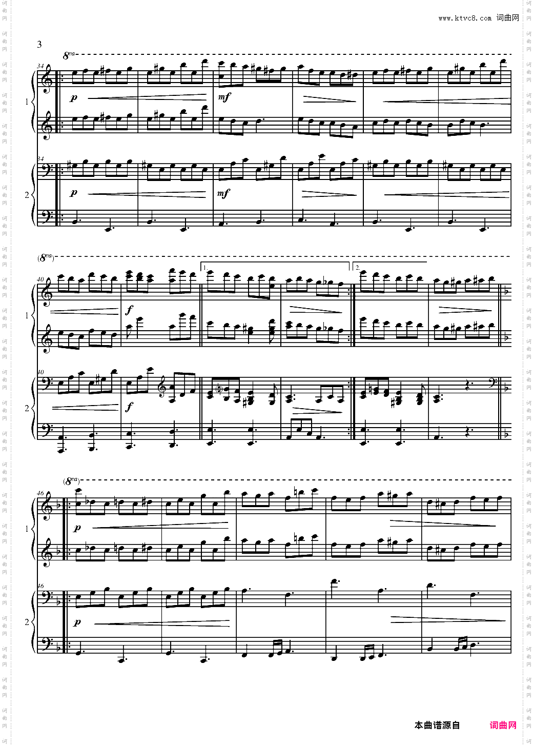 TARANTELLA IN 3rd CLASS