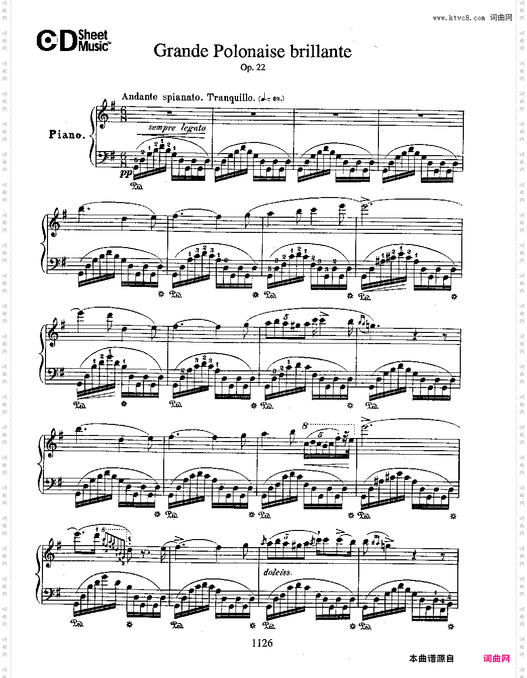 chopin op22 - Andante Spianato & Grande Polonaise
