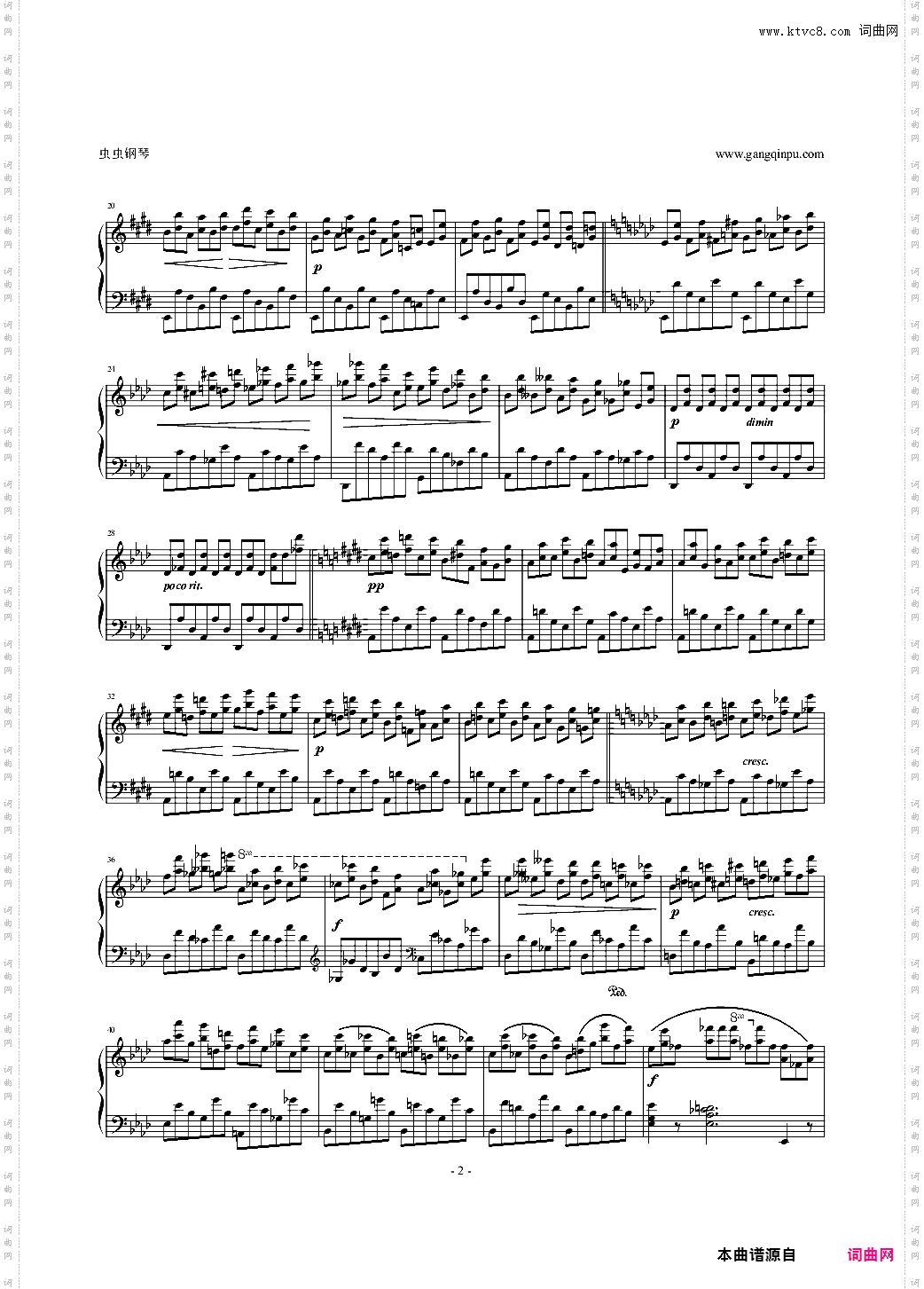 肖邦练习曲-Etude OP·10 No·10