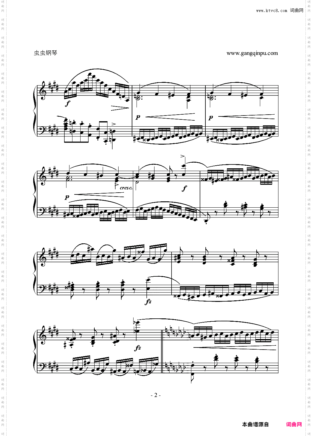 肖邦练习曲-Etude OP·10 NO·4