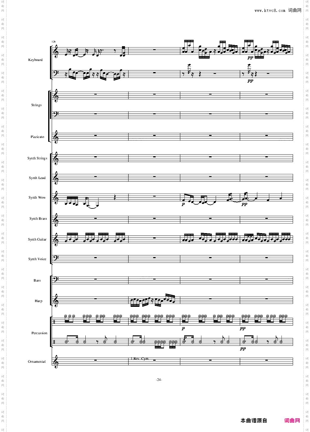 植物大战僵尸18分钟精美总谱