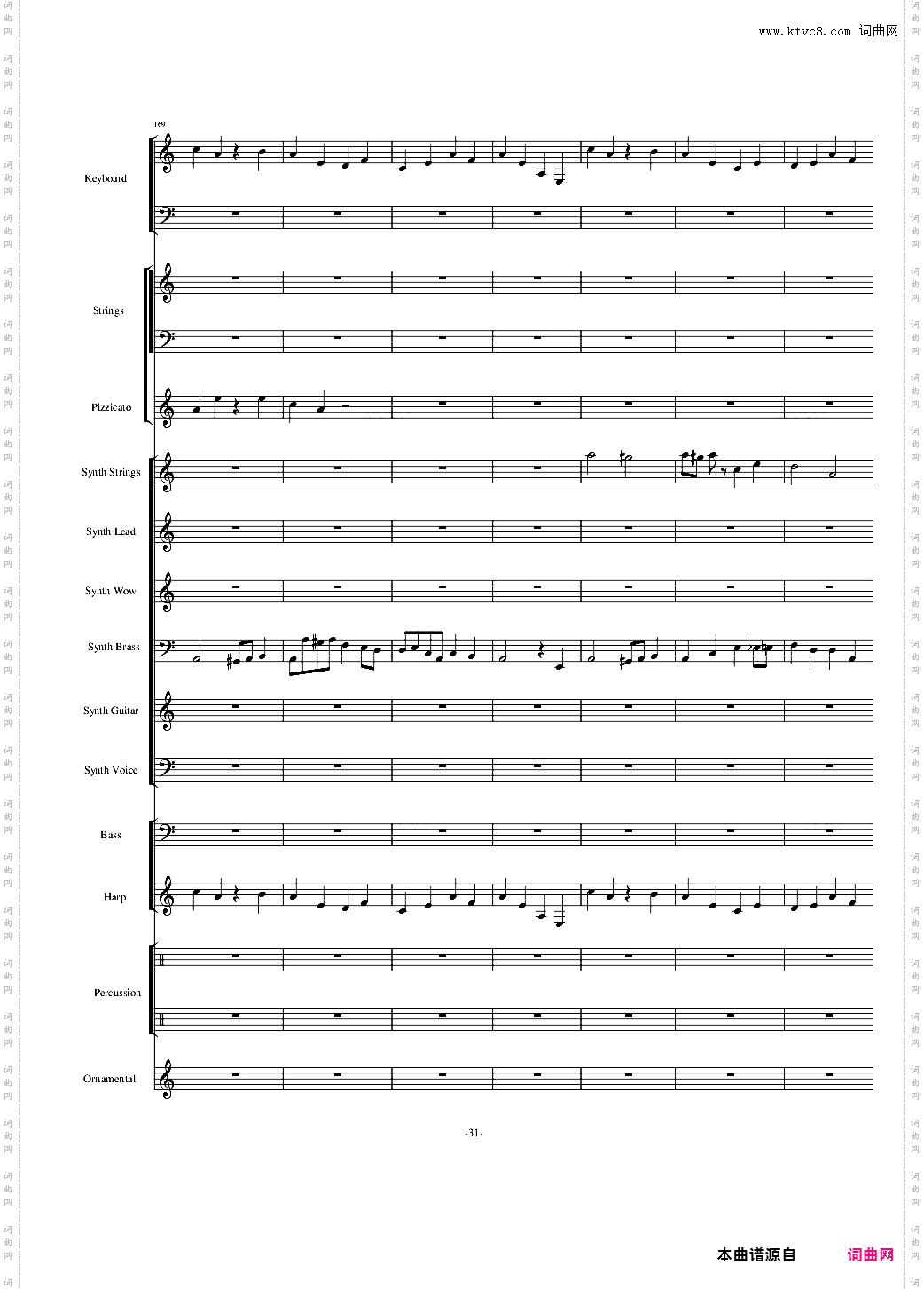 植物大战僵尸18分钟精美总谱