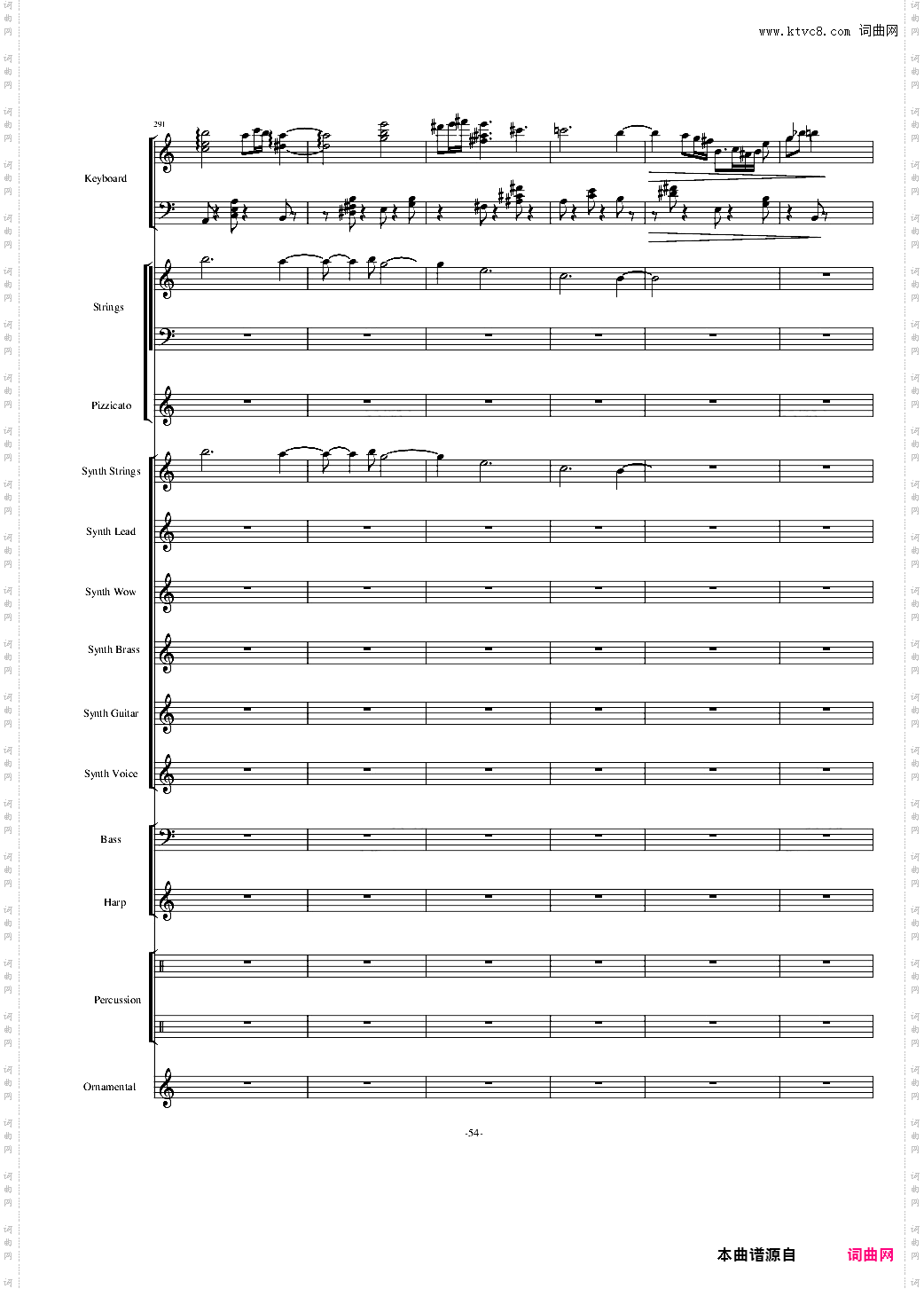 植物大战僵尸18分钟精美总谱