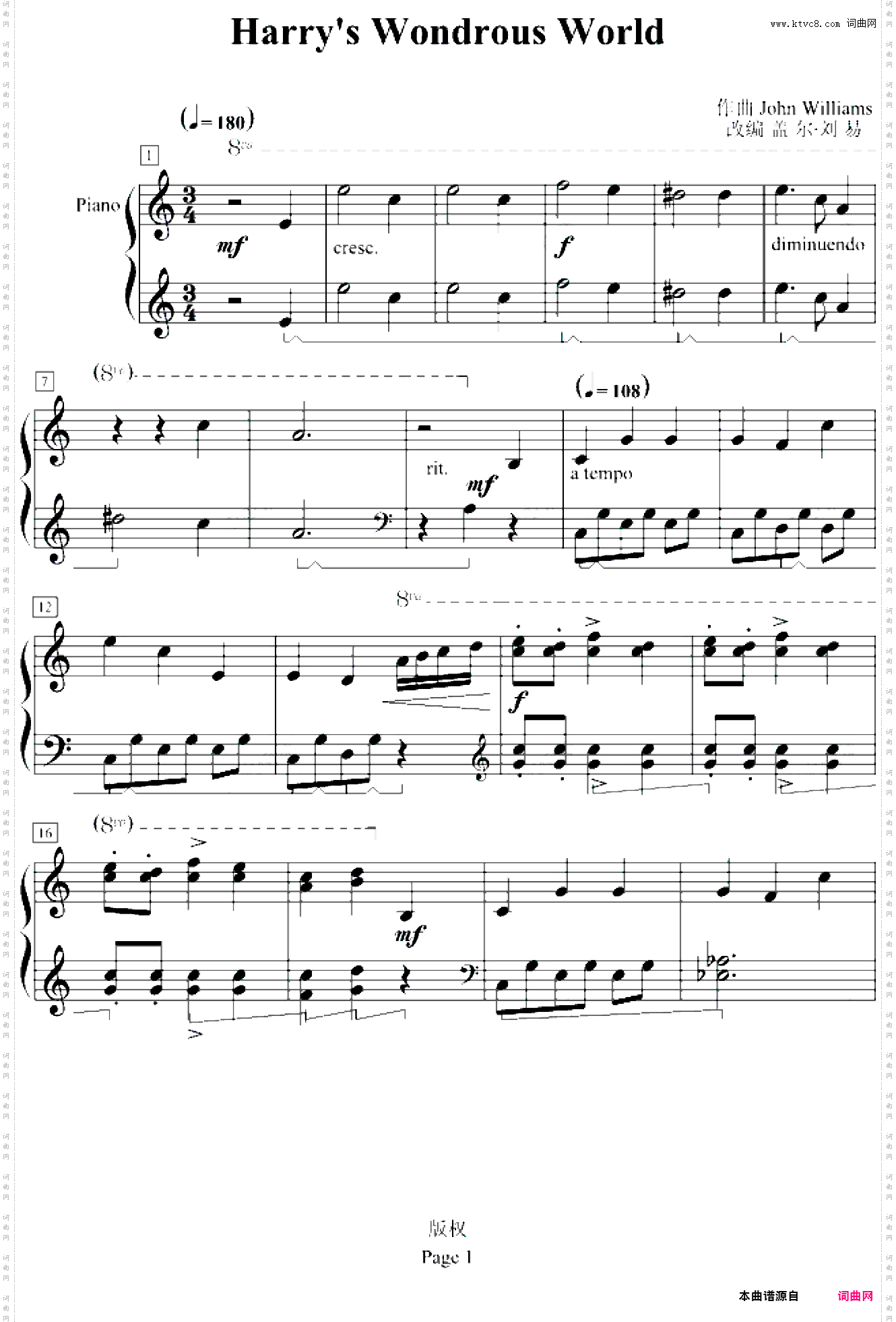 哈利的魔法世界-Harry's Wondrous World