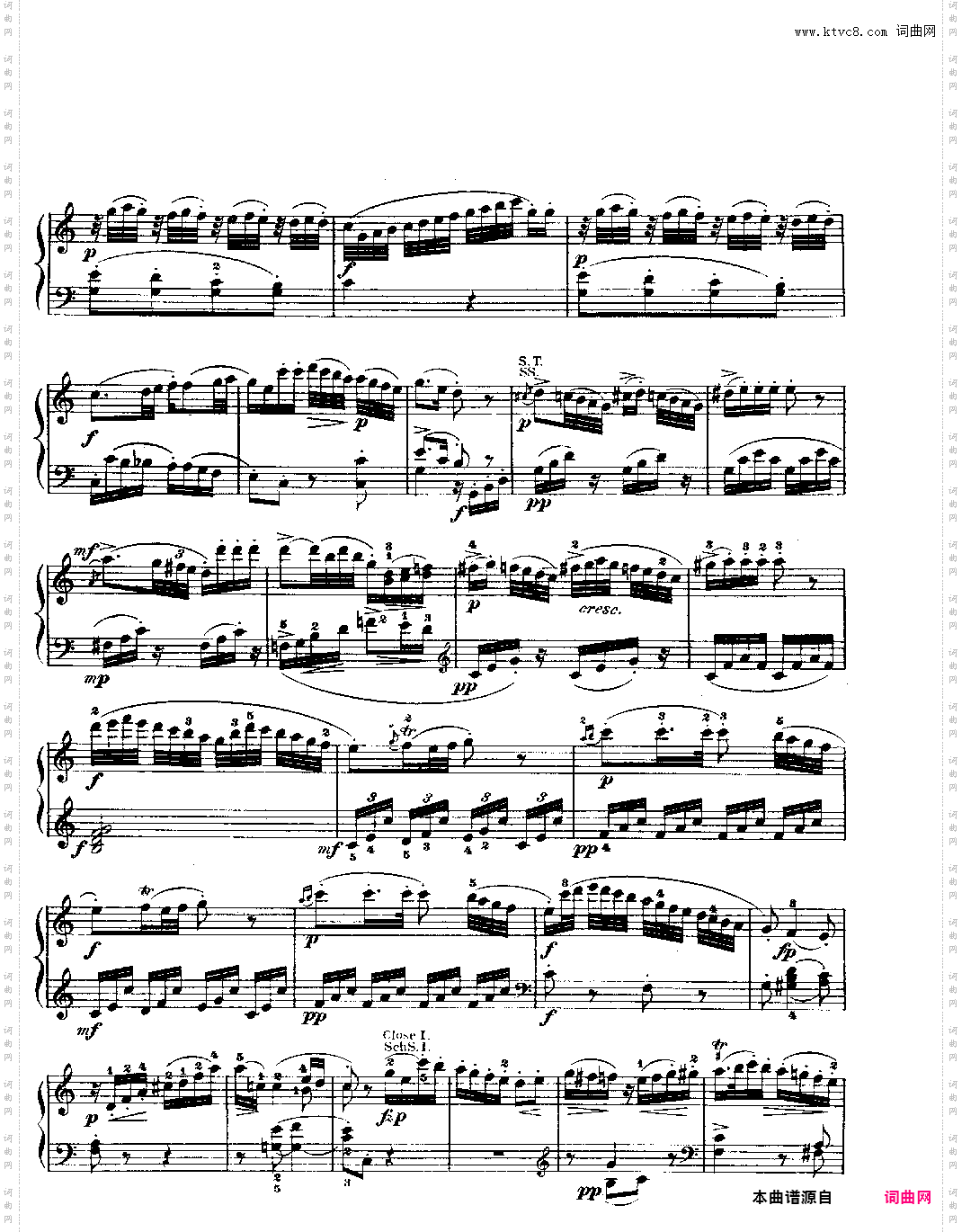 钢琴奏鸣曲 kv330