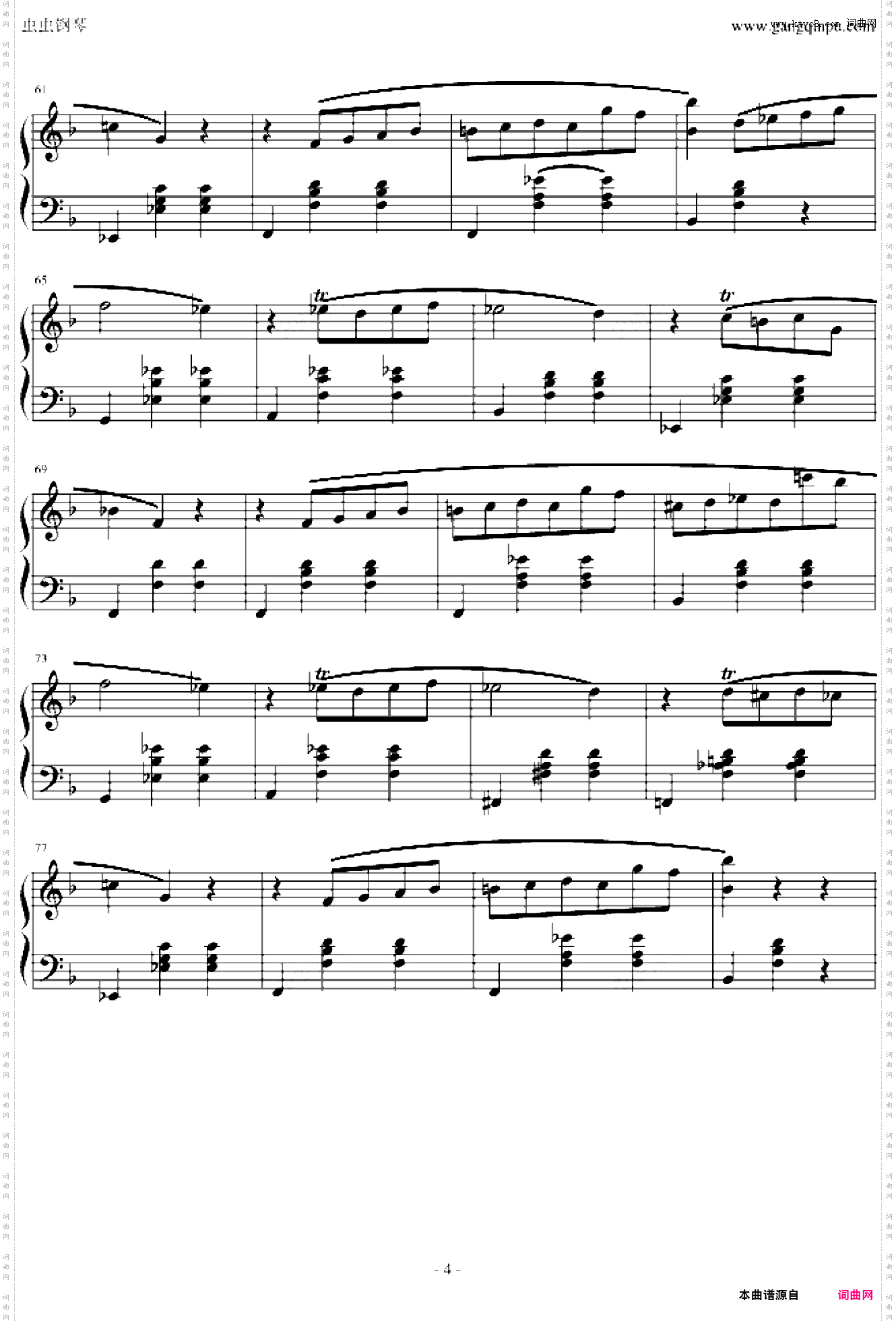 华丽的圆舞曲第三首小猫圆舞曲