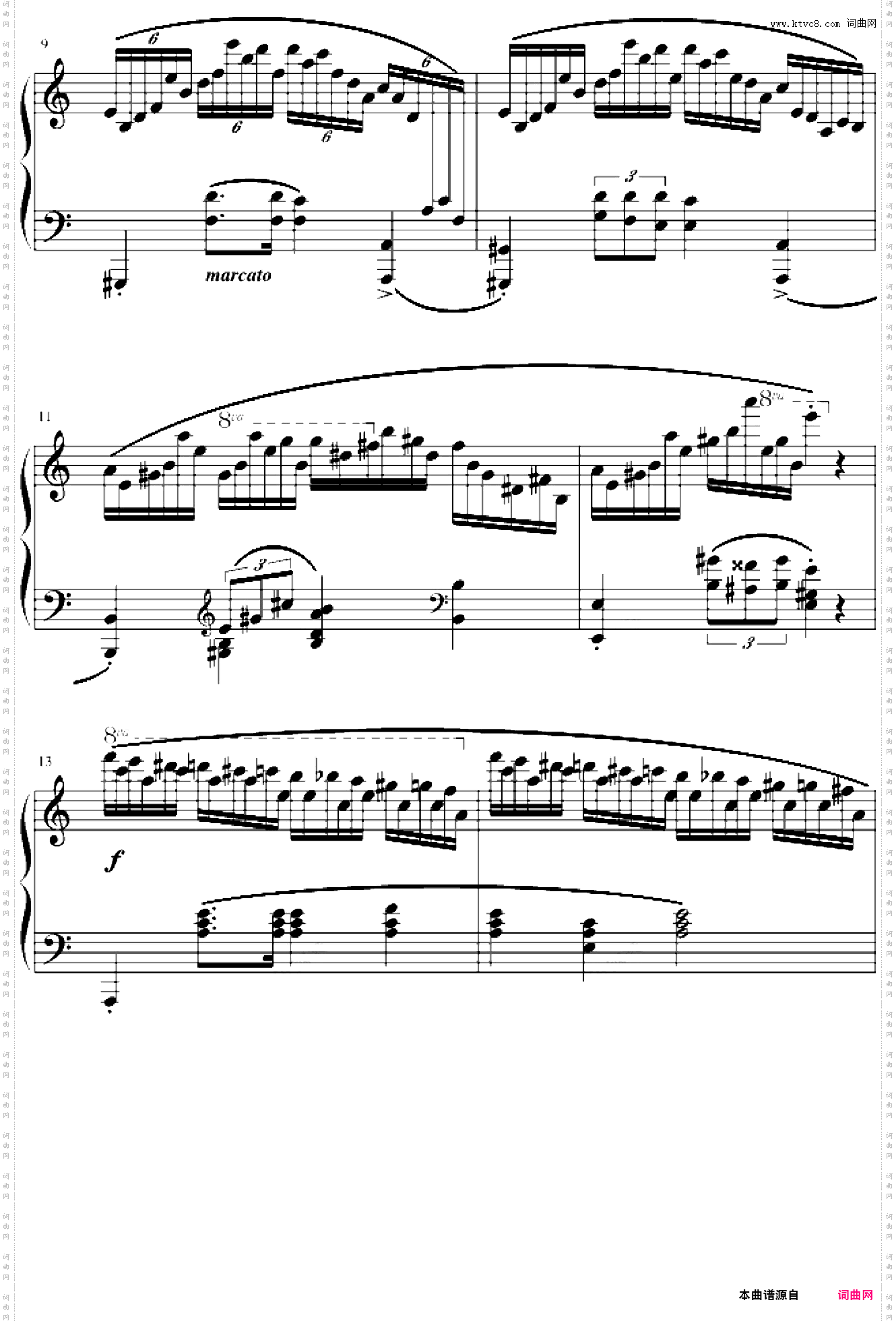 练习曲Op·25 No·11
