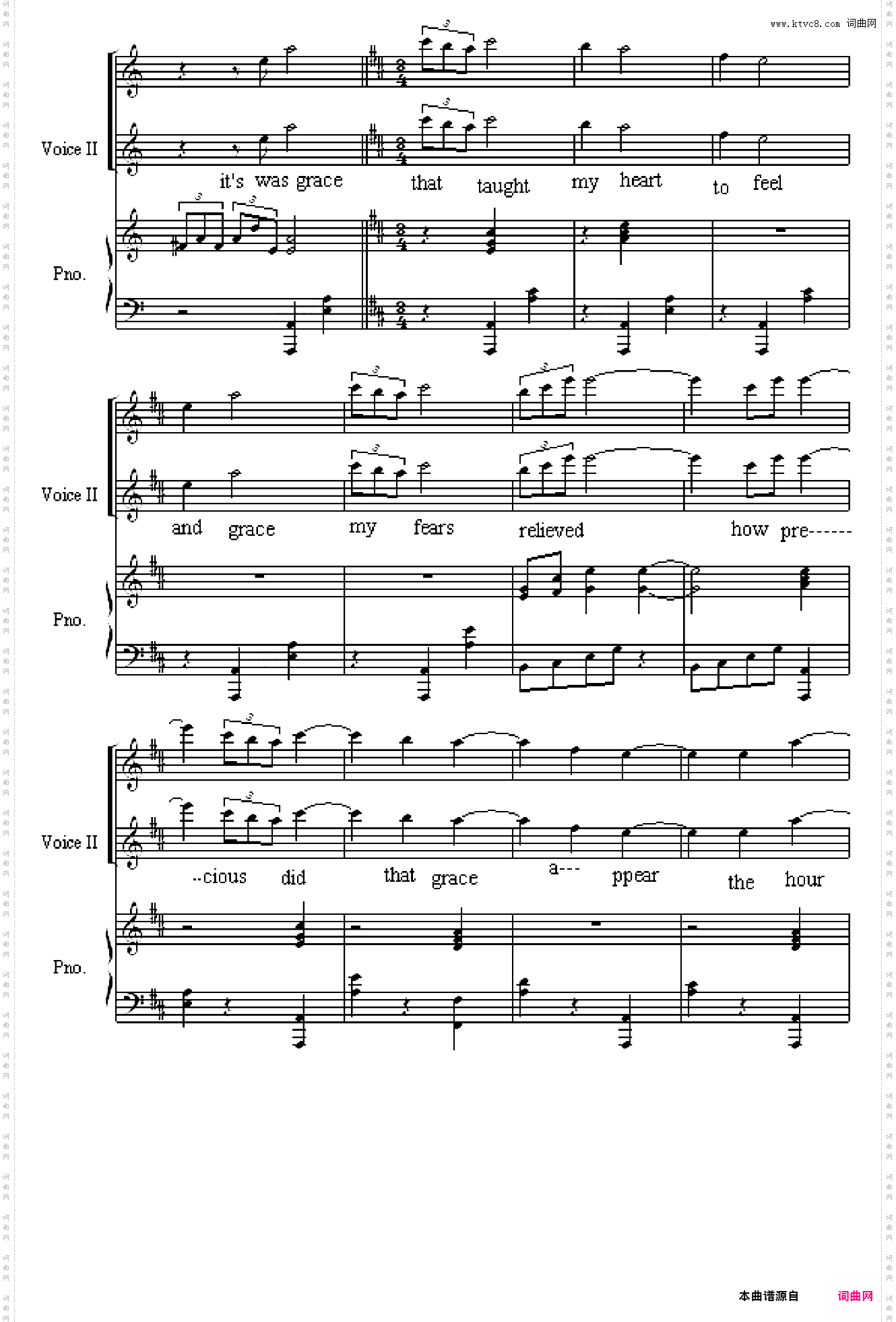 奇异** Amazing Grace