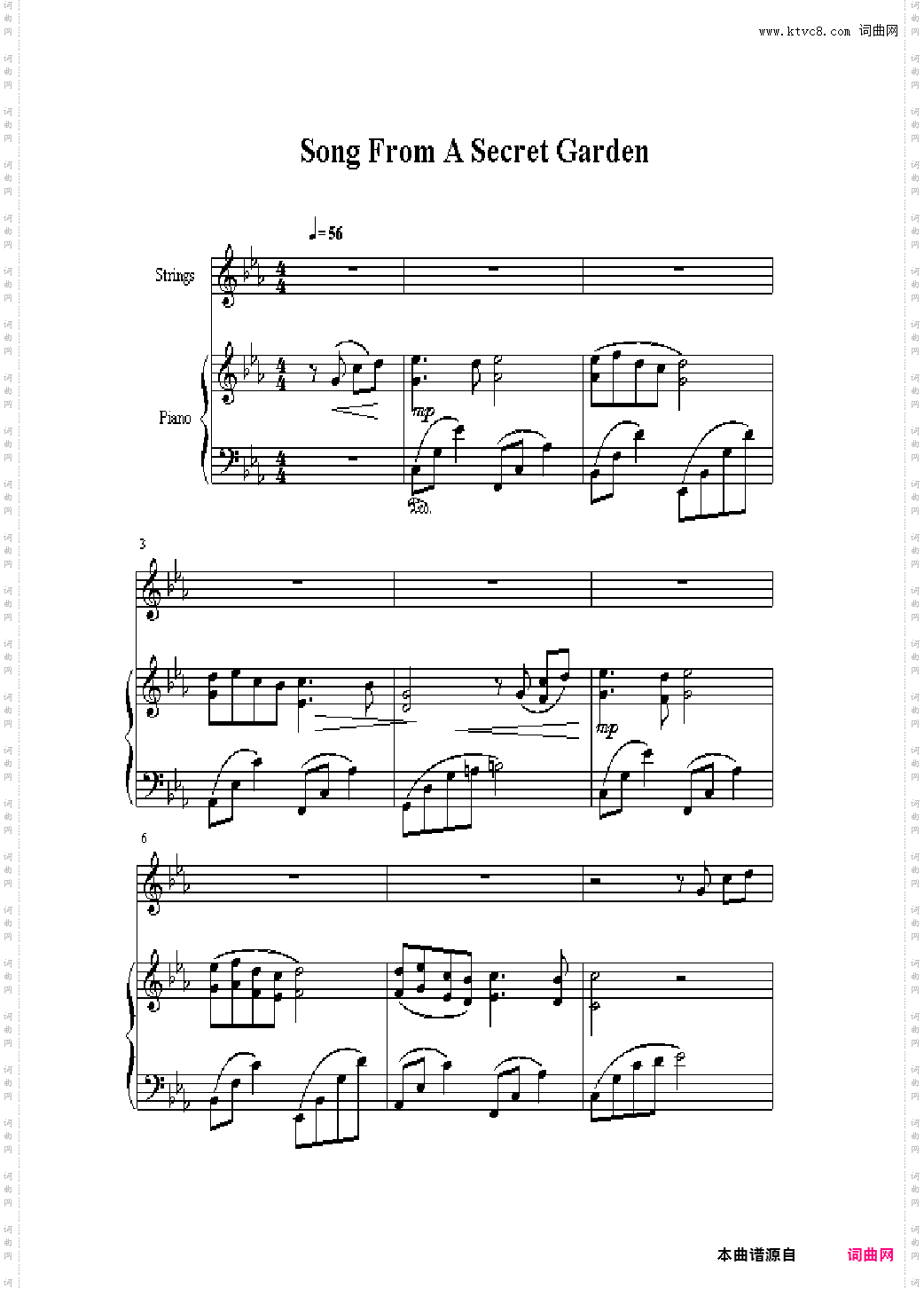 Song From A Secret Garden