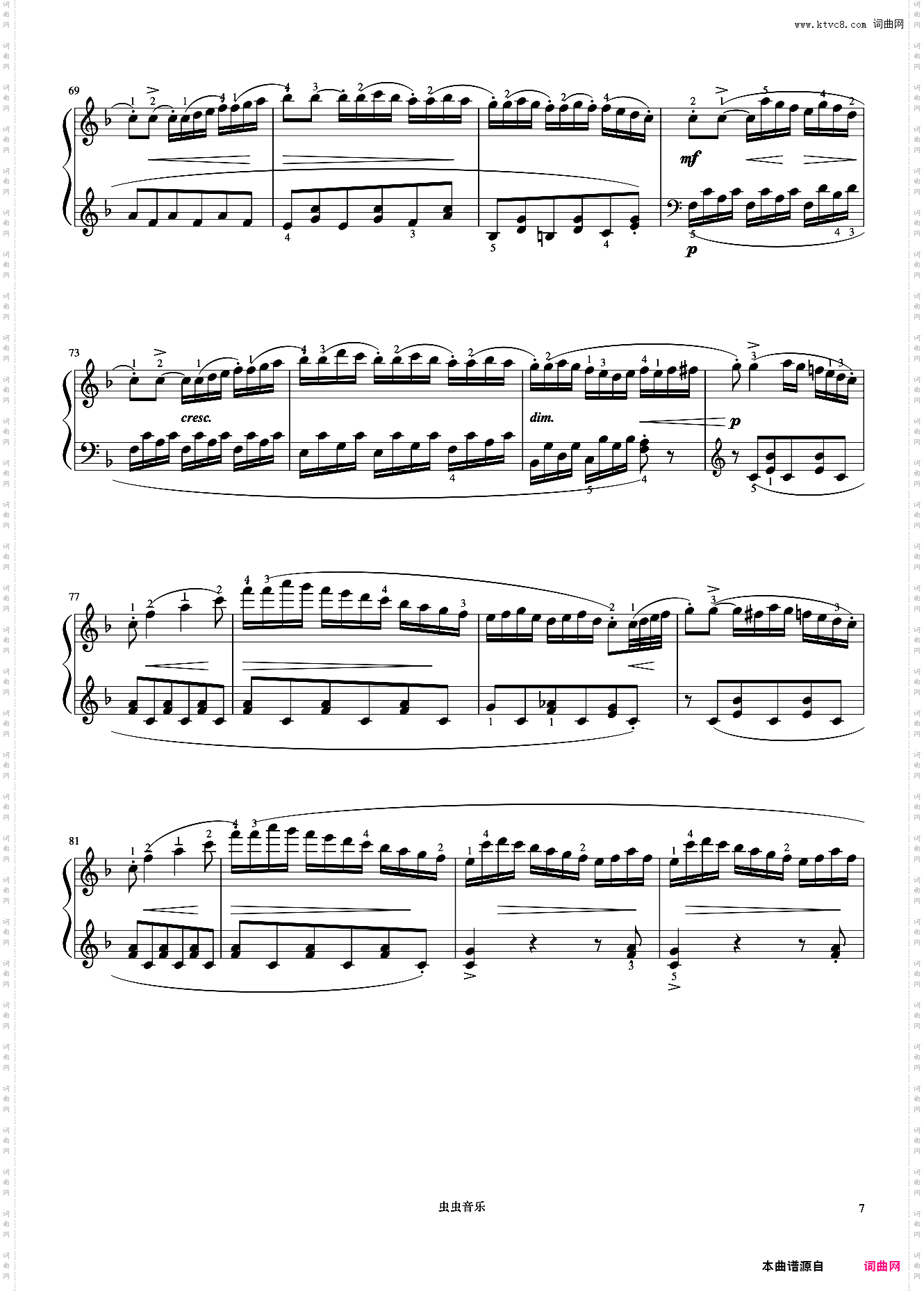 小奏鸣曲 Op·20 No·3 第三乐章《小奏鸣曲集》