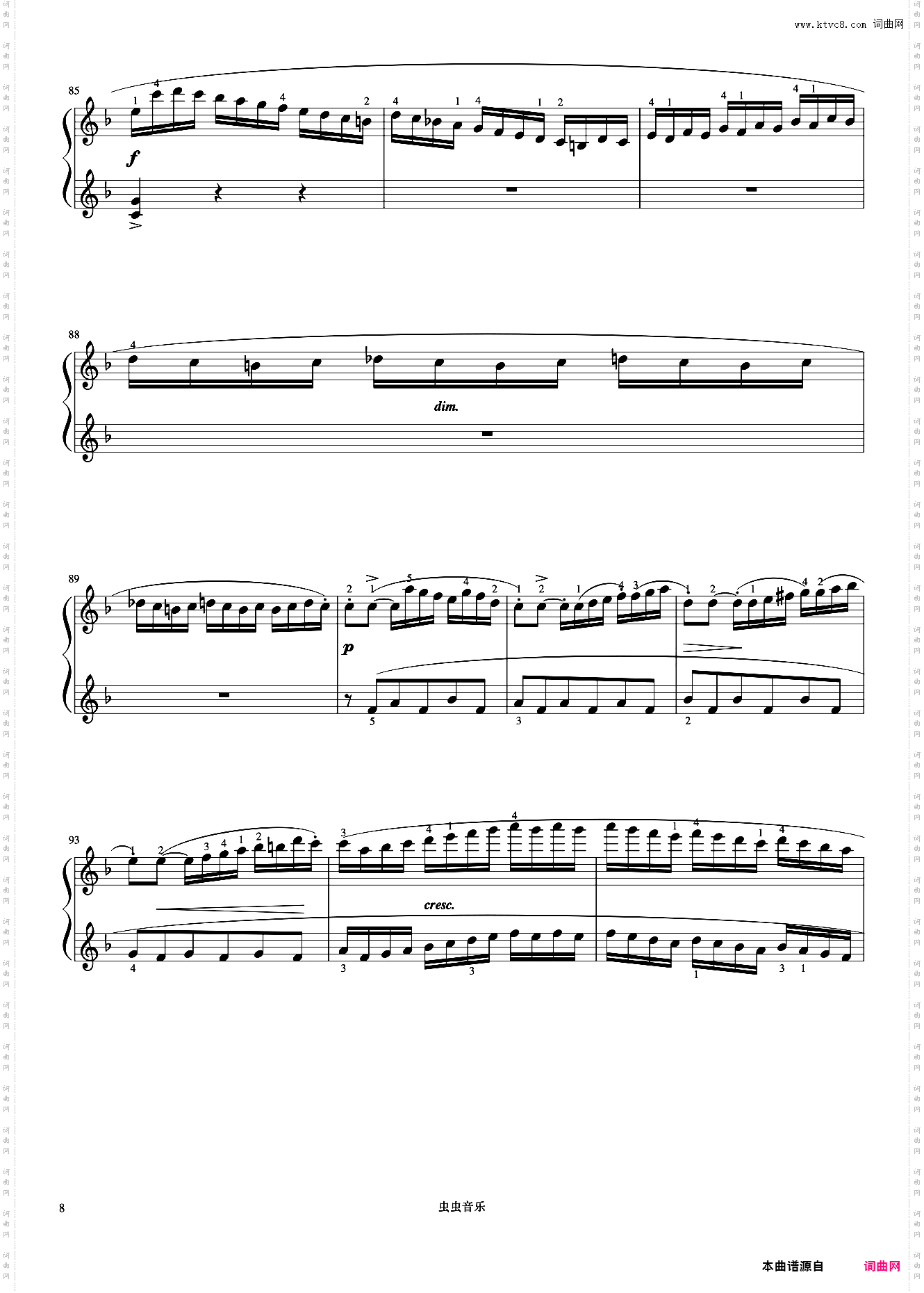 小奏鸣曲 Op·20 No·3 第三乐章《小奏鸣曲集》