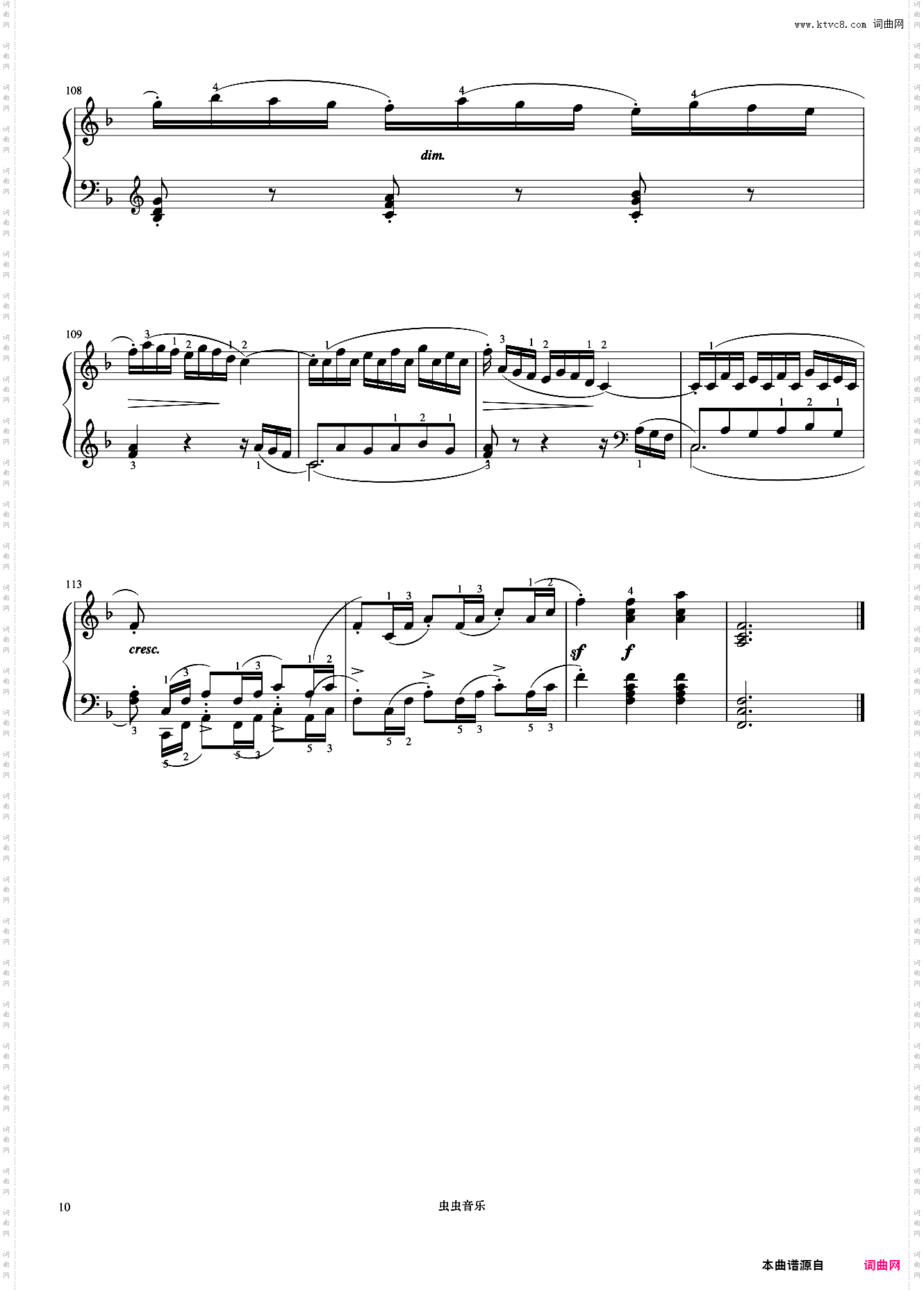 小奏鸣曲 Op·20 No·3 第三乐章《小奏鸣曲集》