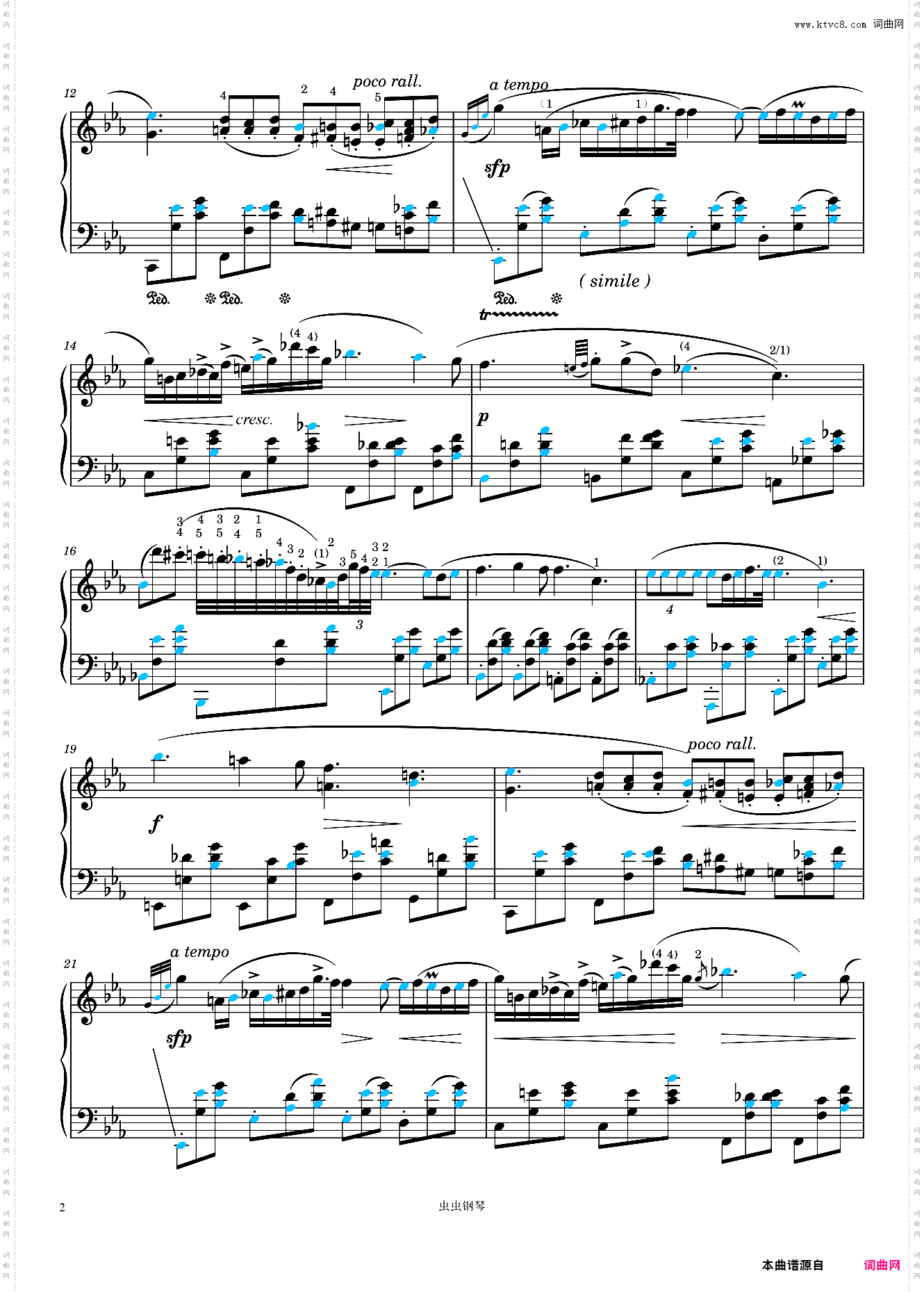 Chopin Nocturne E Flat Major Op·9 No·2降E大调夜曲肖邦最美的钢琴曲【肖邦遗作】-带指法