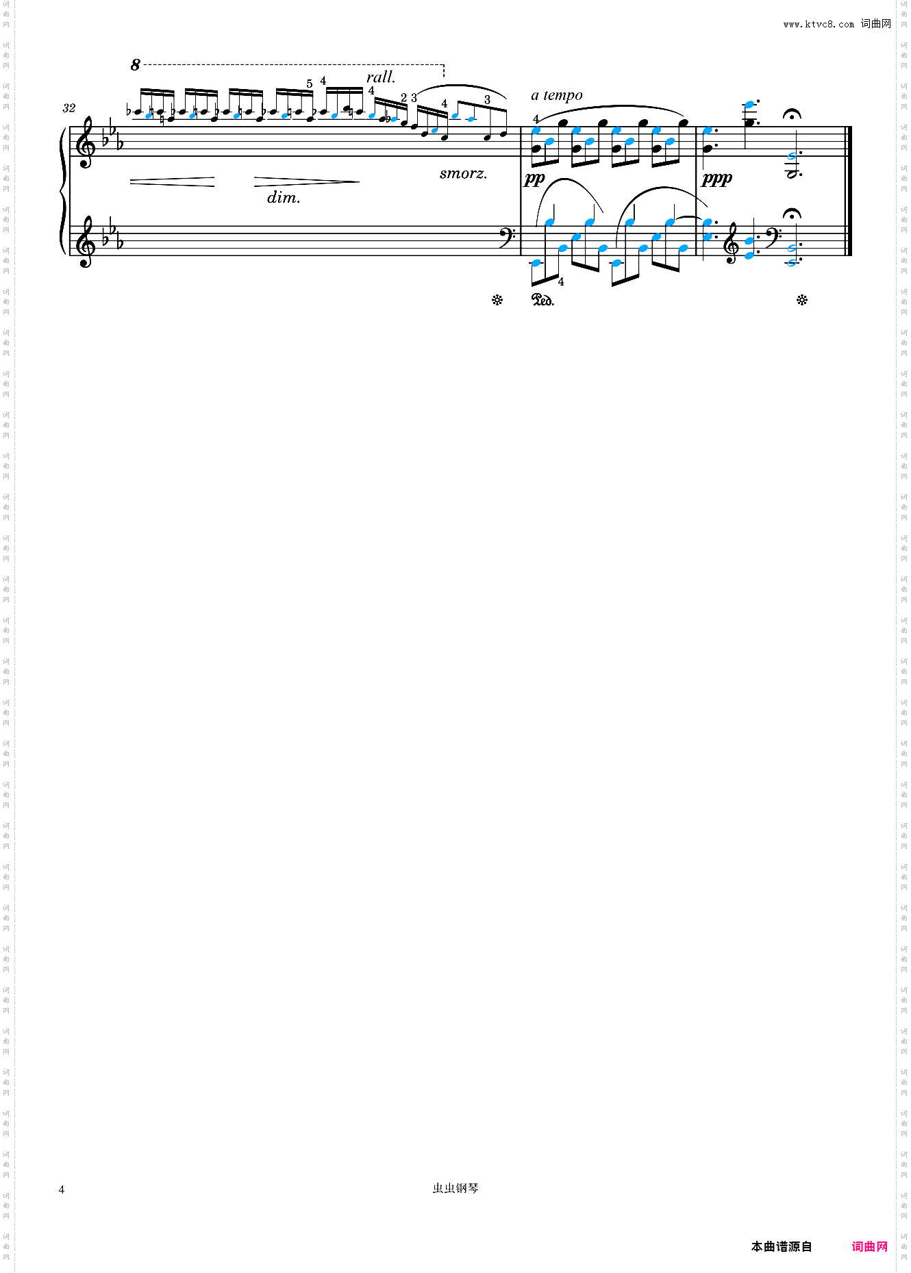 Chopin Nocturne E Flat Major Op·9 No·2降E大调夜曲肖邦最美的钢琴曲【肖邦遗作】-带指法