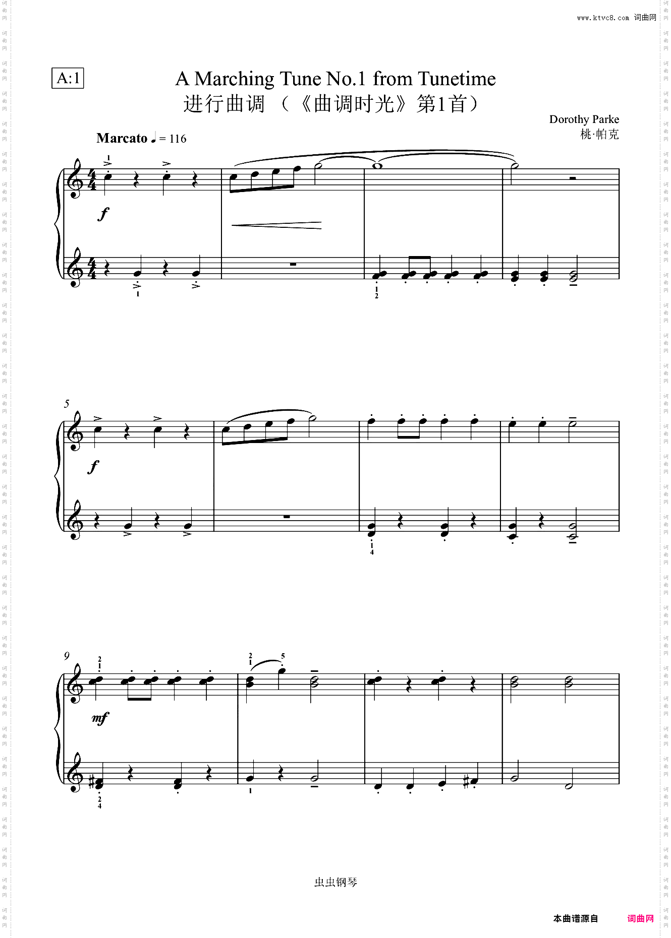 1· 进行曲调 桃·帕克