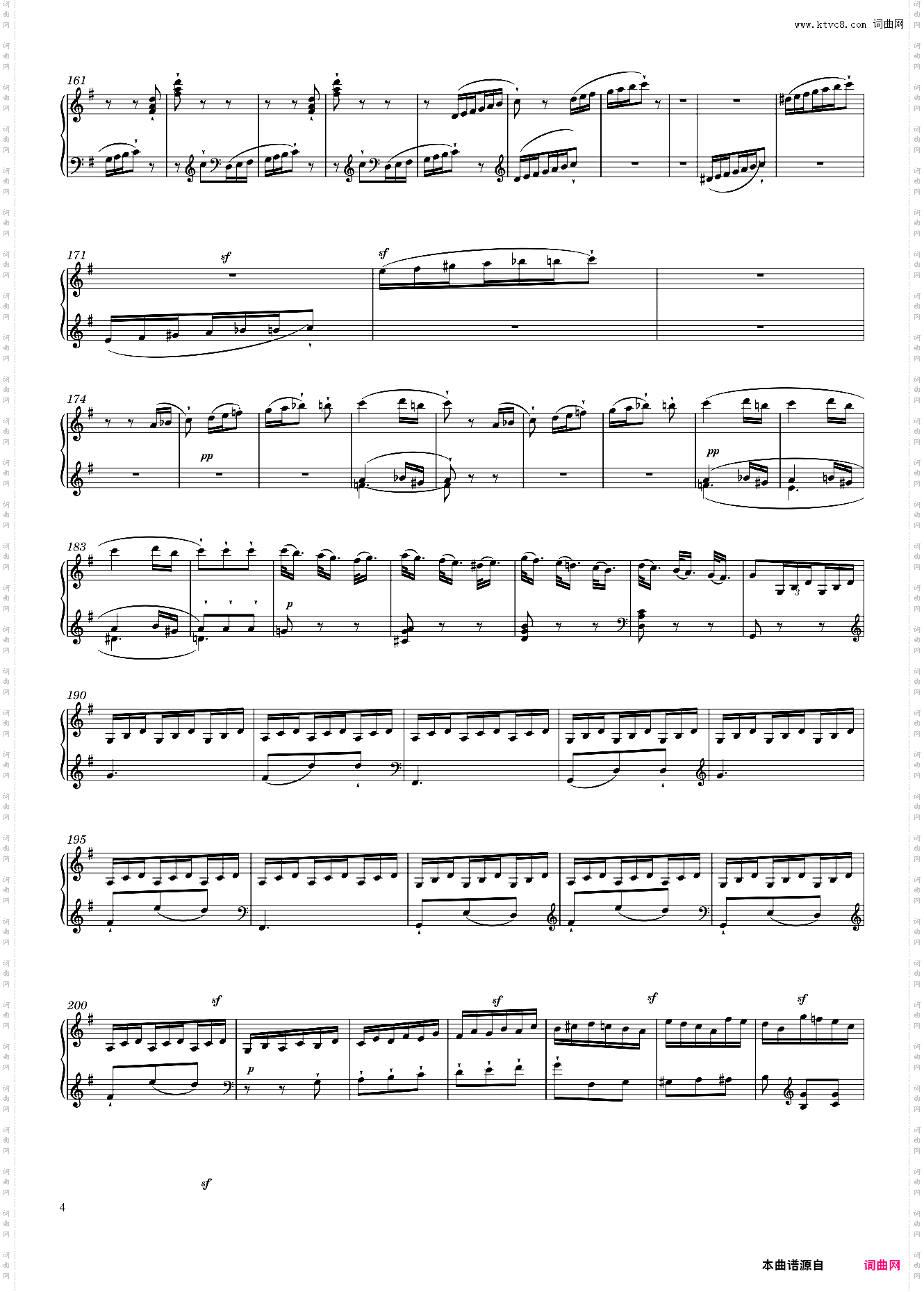 贝多芬第十奏鸣曲 Sonate No· 10, 3rd Movement