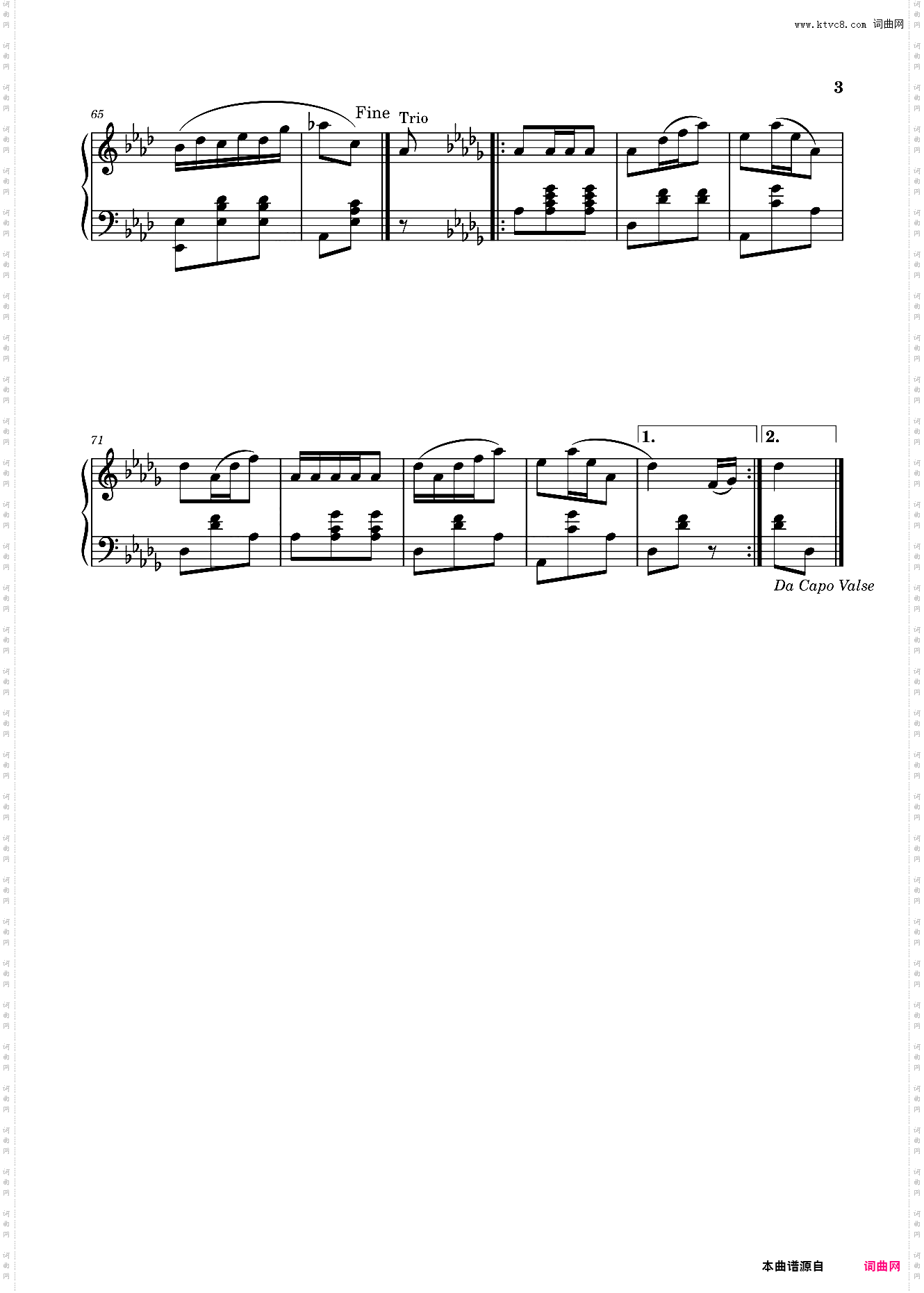 圆舞曲 遗作，肖邦