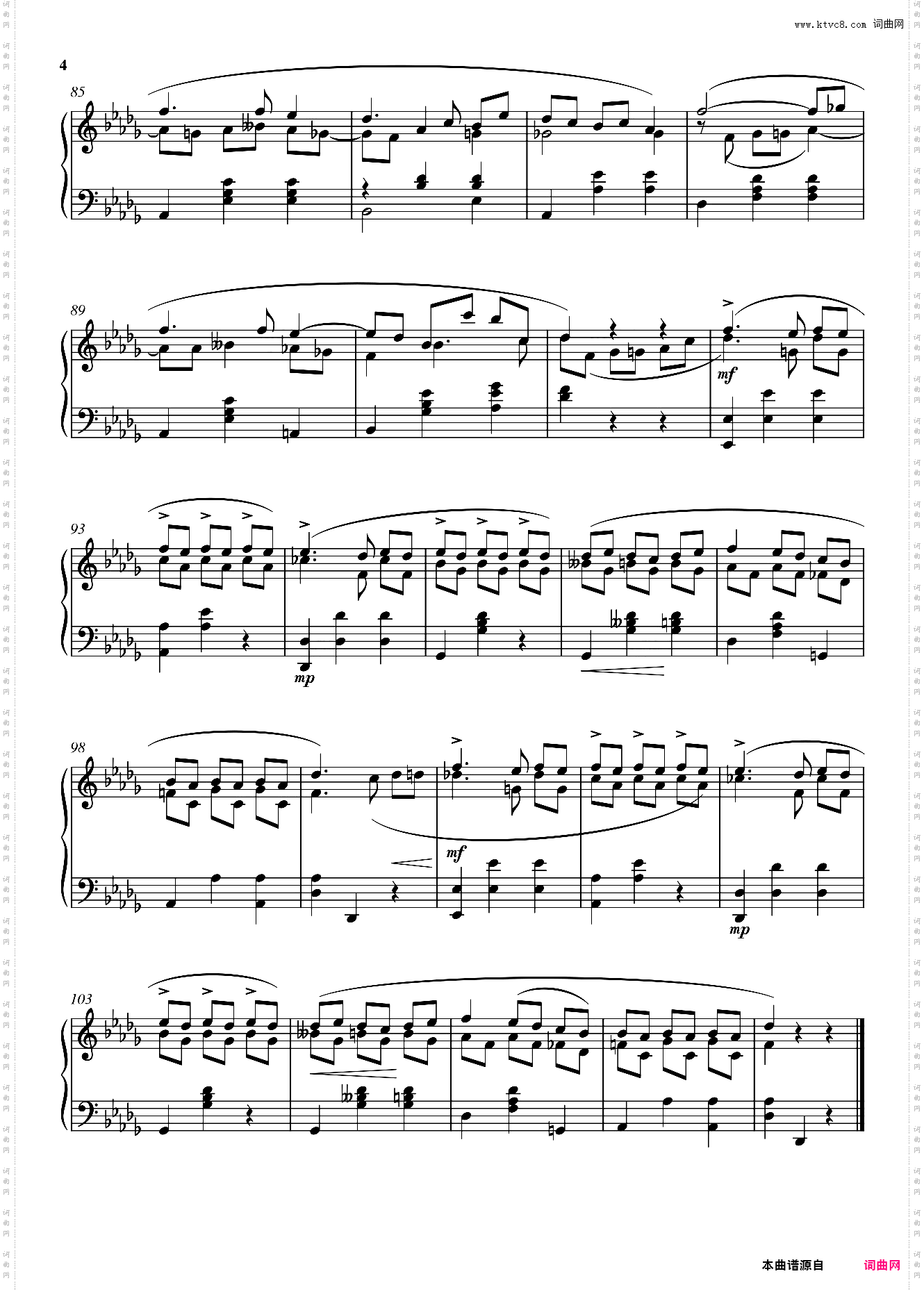 圆舞曲 Op·70 No·3,肖邦