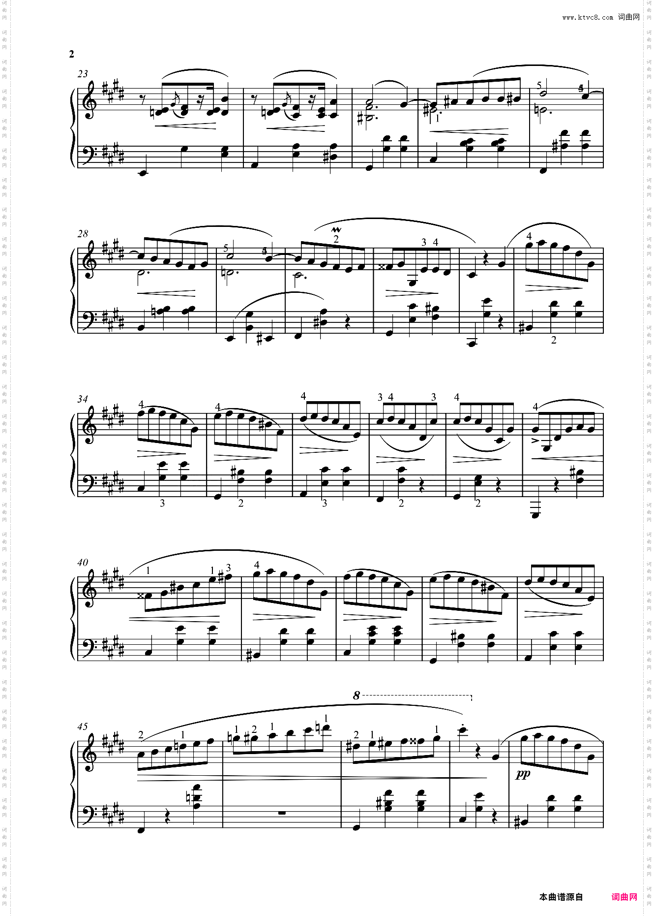 圆舞曲 Op·64 No·2，肖邦