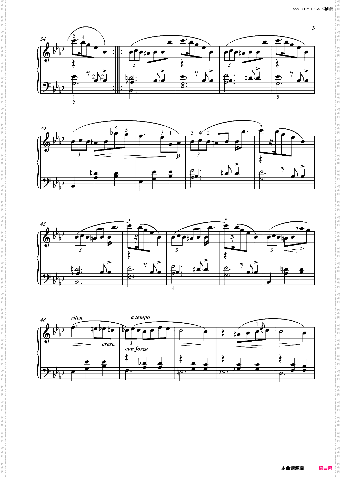 圆舞曲 Op·69 Nr·1,肖邦