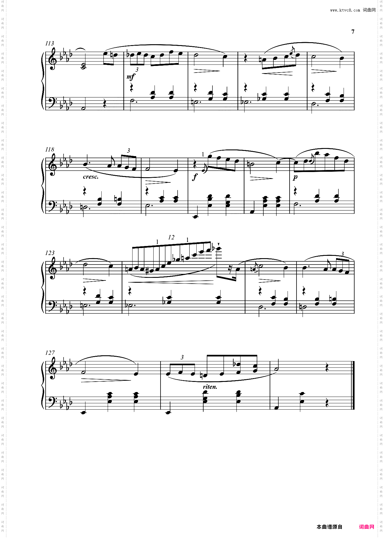 圆舞曲 Op·69 Nr·1,肖邦