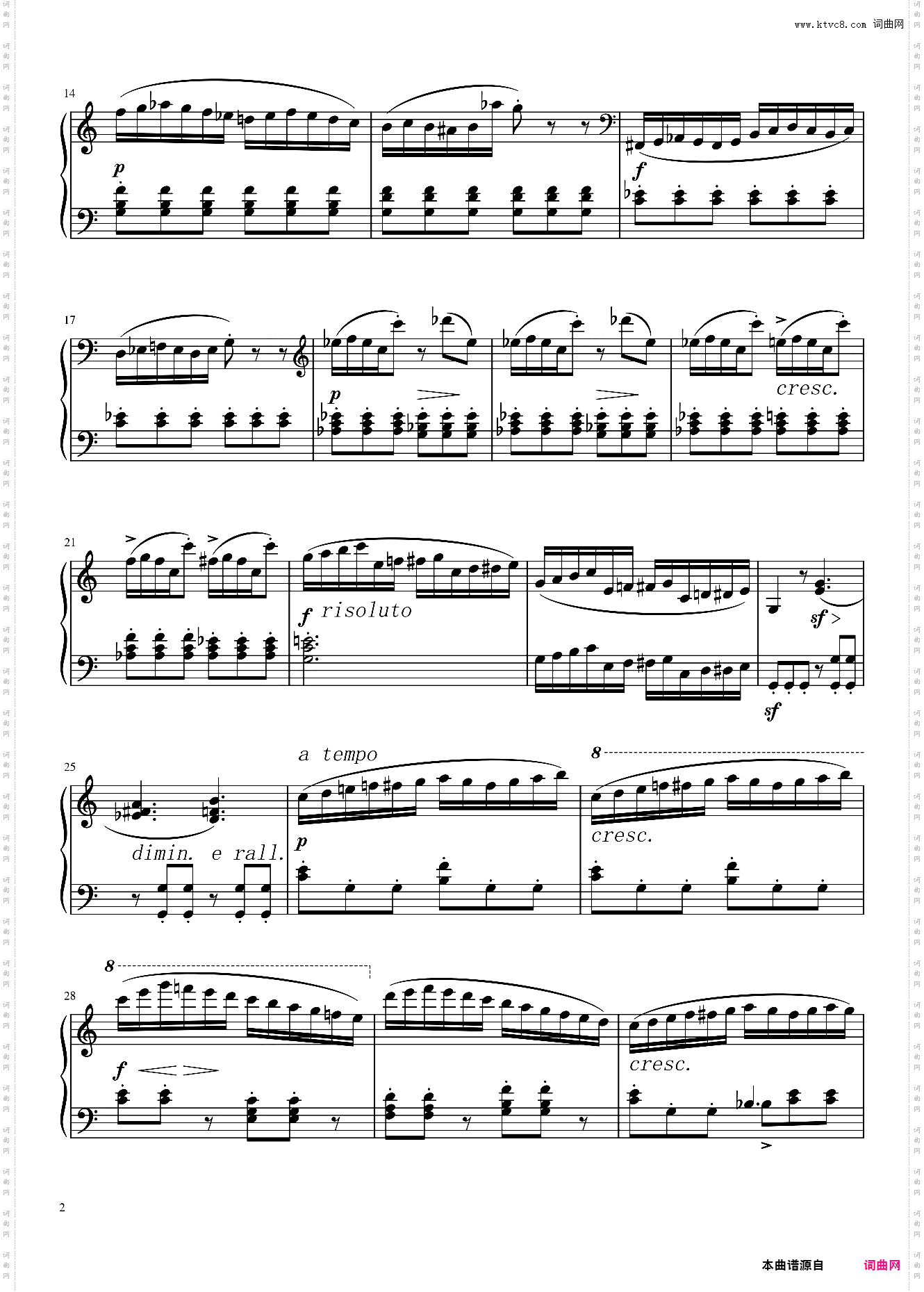 快步 Op·109,布格缪勒18首钢琴练习曲