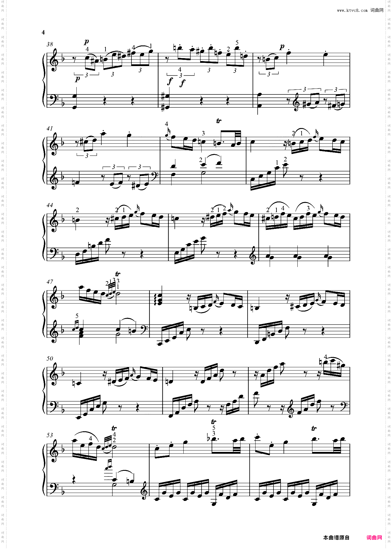 钢琴奏鸣曲KV280