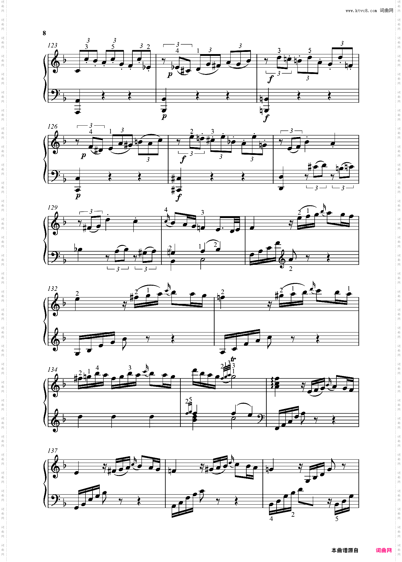 钢琴奏鸣曲KV280