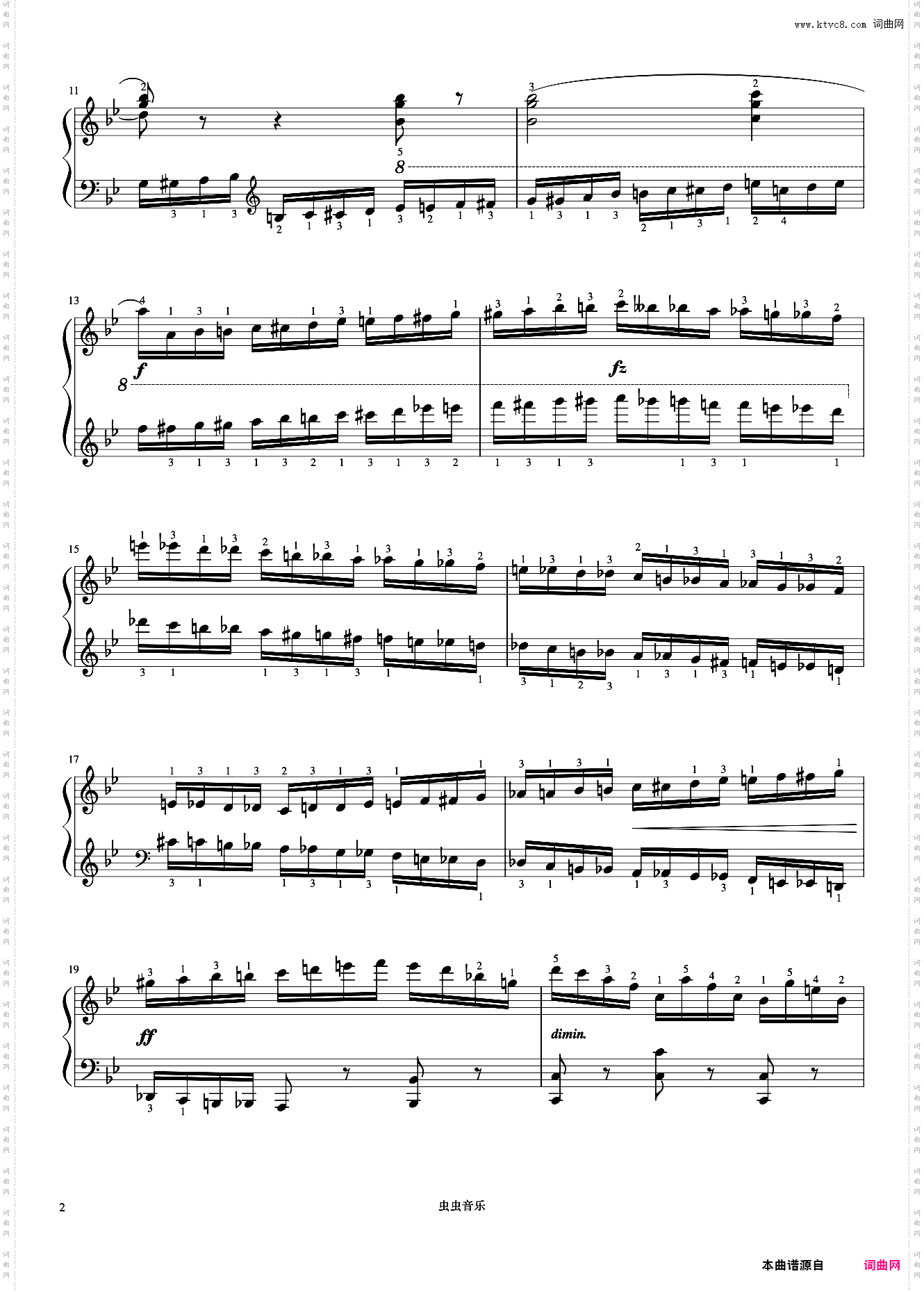 第31首《车尔尼快速练习曲 作品299》