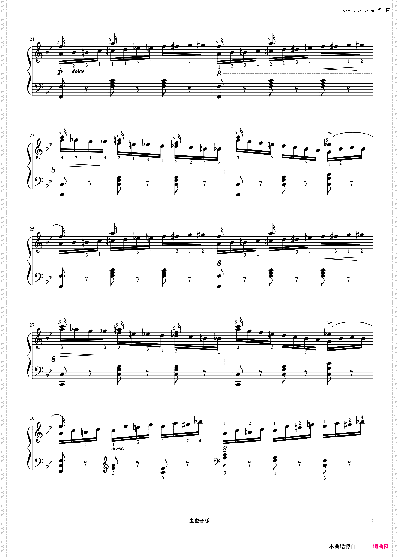 第31首《车尔尼快速练习曲 作品299》