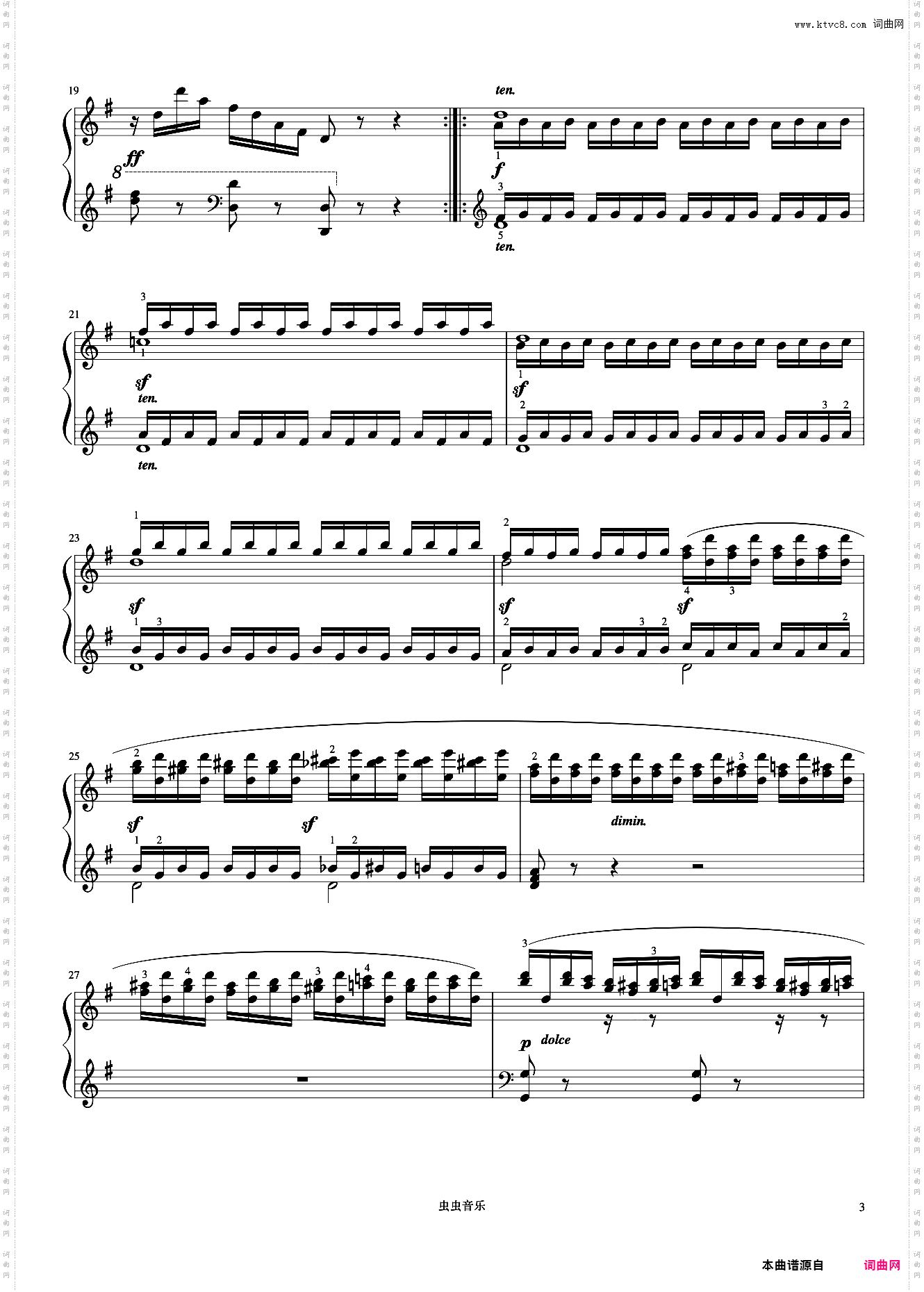 第38首《车尔尼快速练习曲 作品299》