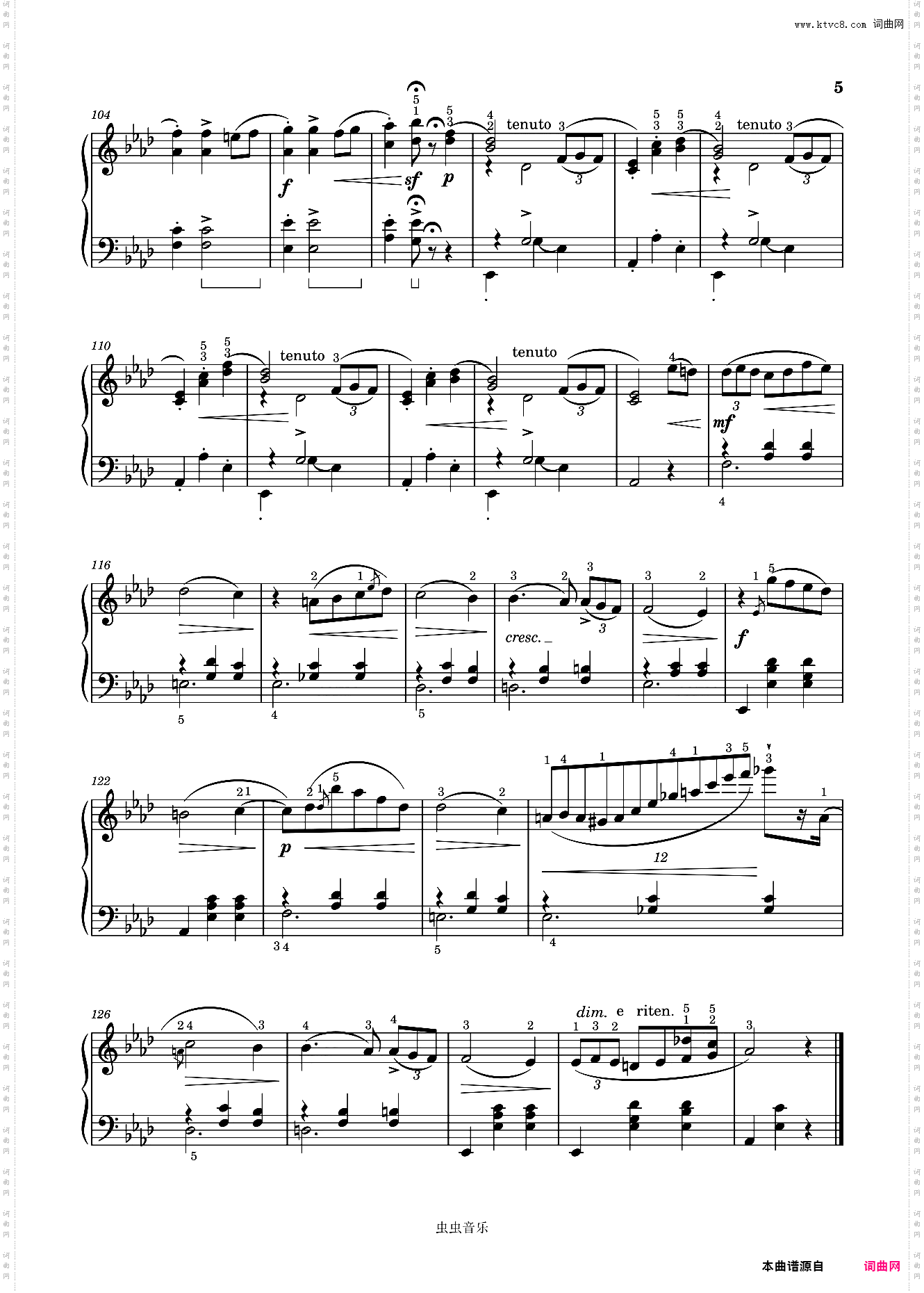 圆舞曲《离别》Op·69,No·1-肖邦Frederic Francois Chopin