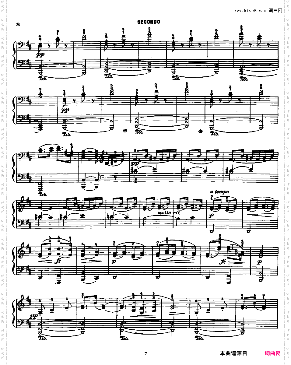 斯拉夫舞曲集 Slavonic Dances四手联弹Dvorak op072 Slavonic Dances 四手联弹