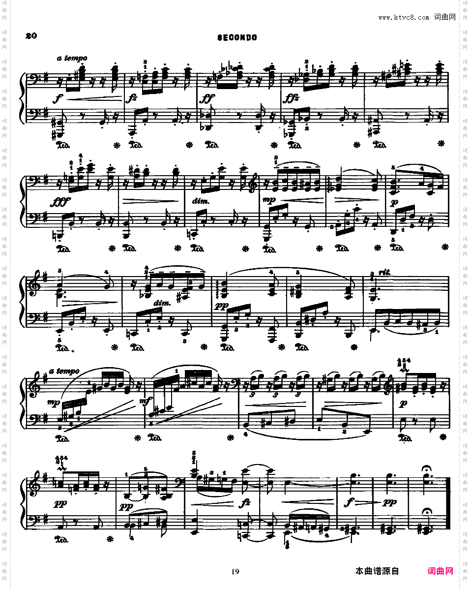 斯拉夫舞曲集 Slavonic Dances四手联弹Dvorak op072 Slavonic Dances 四手联弹