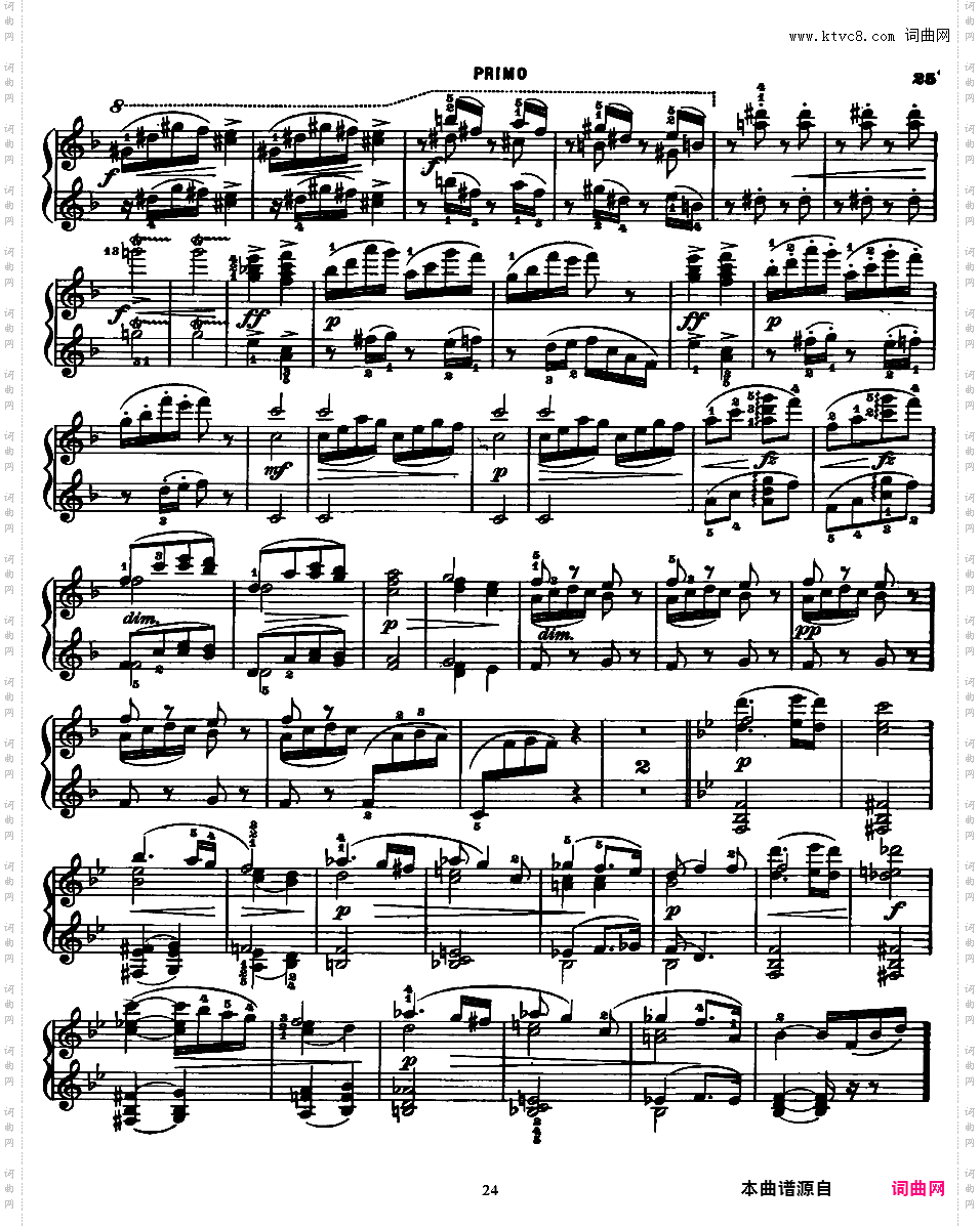 斯拉夫舞曲集 Slavonic Dances四手联弹Dvorak op072 Slavonic Dances 四手联弹