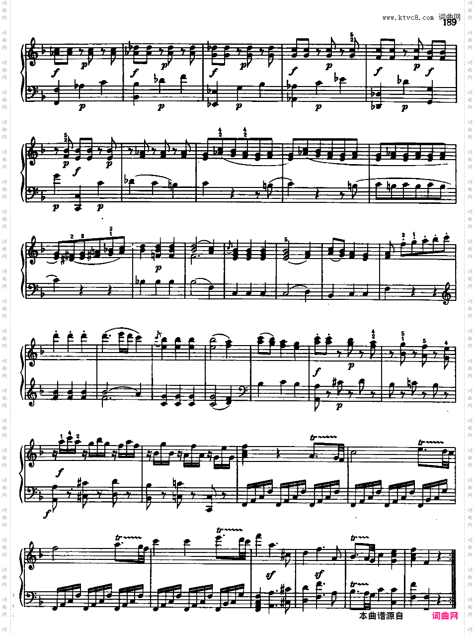 钢琴奏鸣曲全集 Piano Sonatas莫扎特奏鸣曲 k332