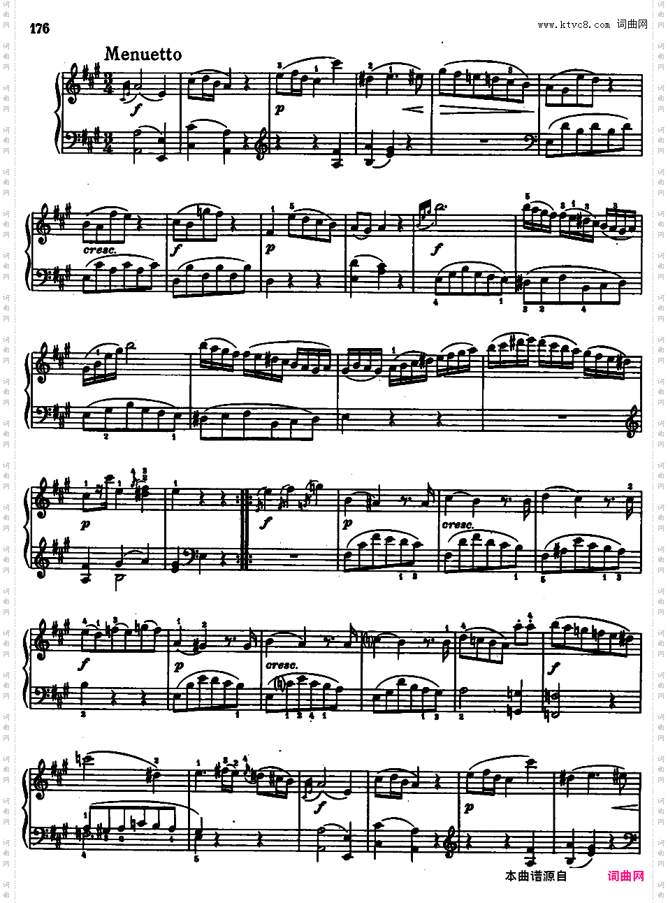 钢琴奏鸣曲全集 Piano Sonatas莫扎特奏鸣曲 k331