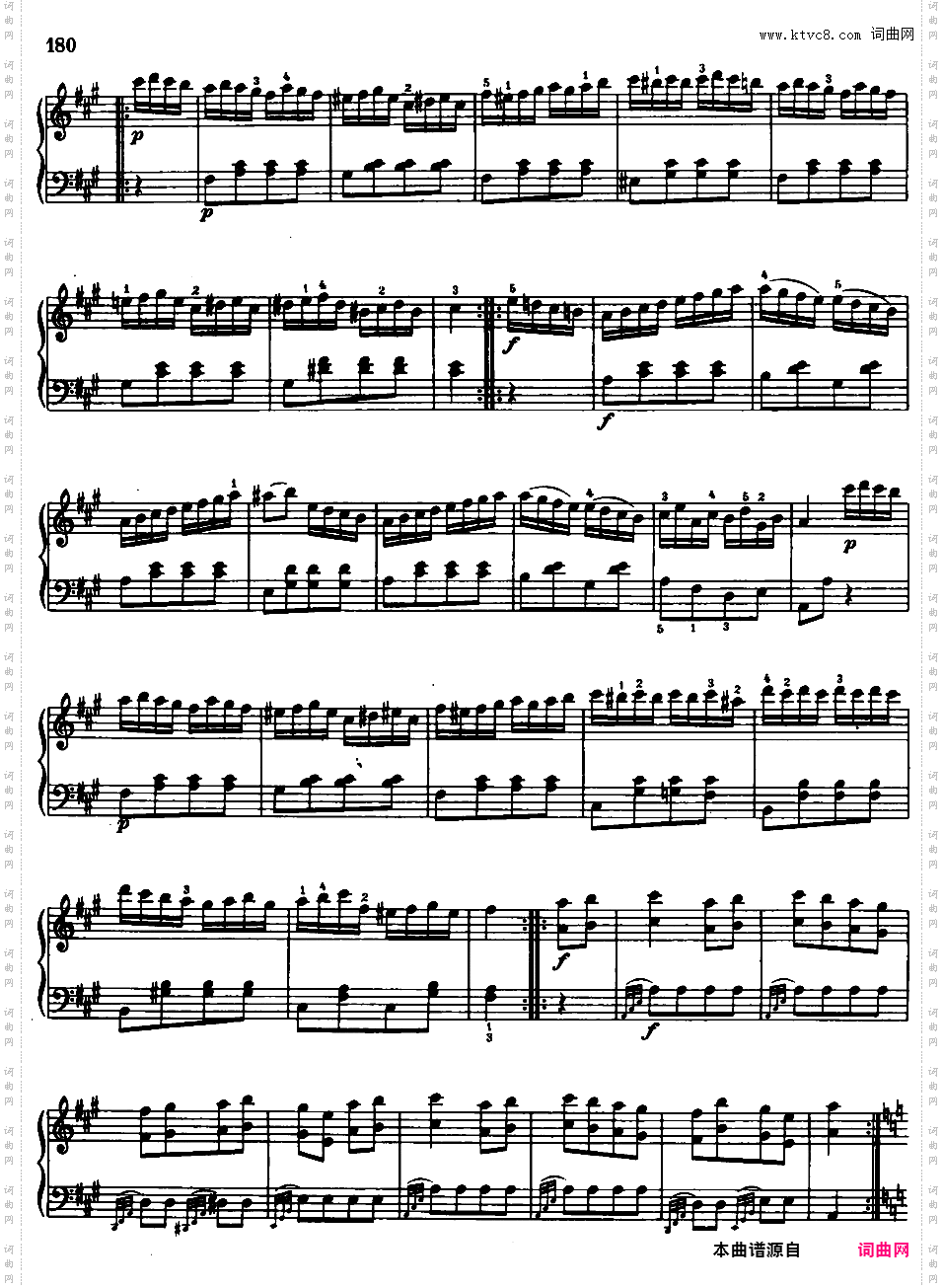 钢琴奏鸣曲全集 Piano Sonatas莫扎特奏鸣曲 k331