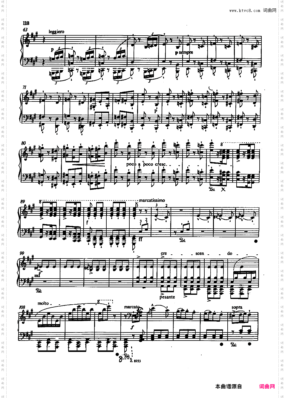 第一梅菲斯特圆舞曲 - 根据李斯特同名作品布索尼改编版改编