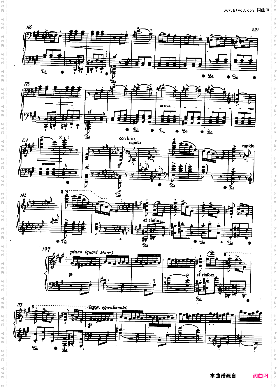第一梅菲斯特圆舞曲 - 根据李斯特同名作品布索尼改编版改编