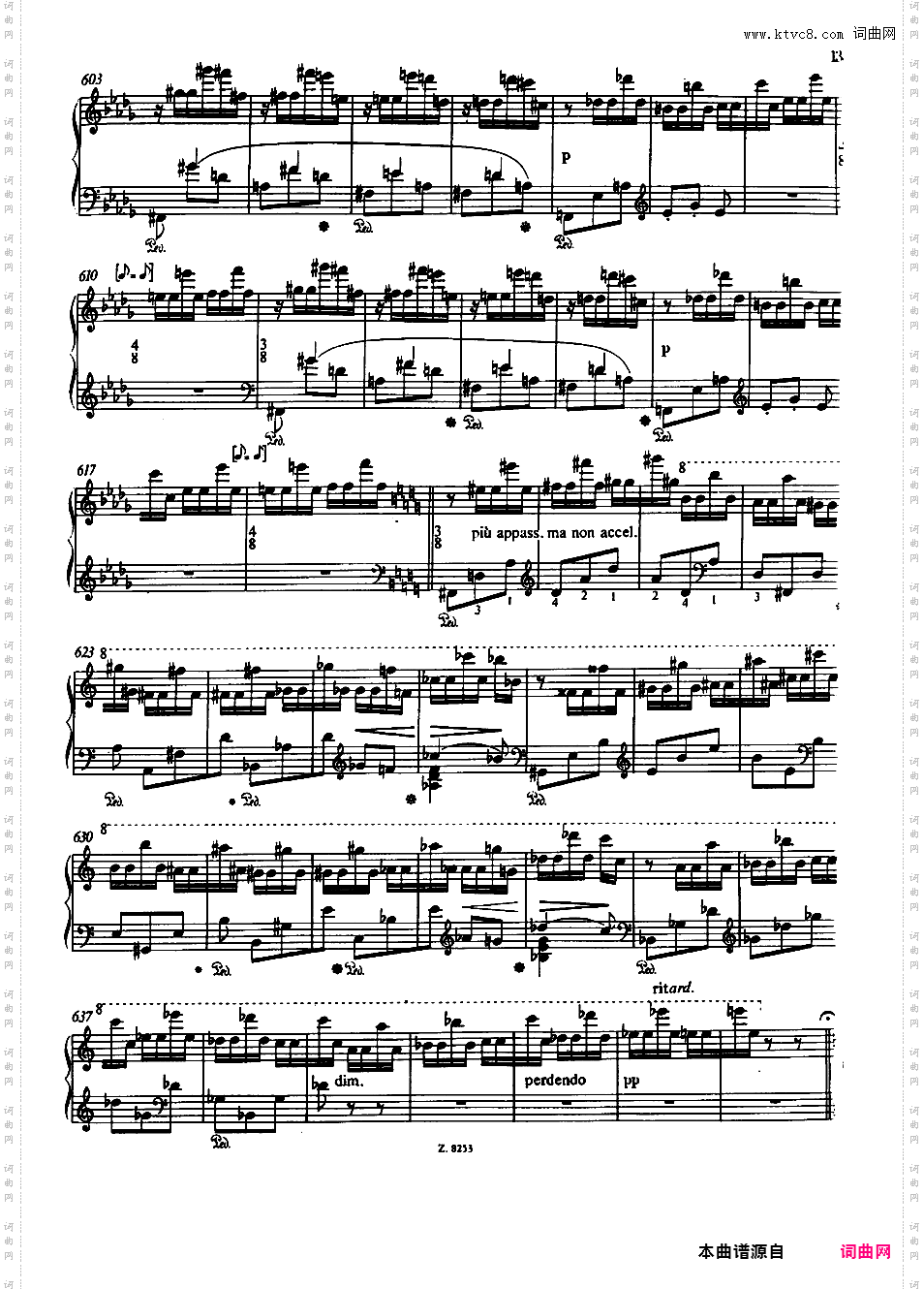 第一梅菲斯特圆舞曲 - 根据李斯特同名作品布索尼改编版改编