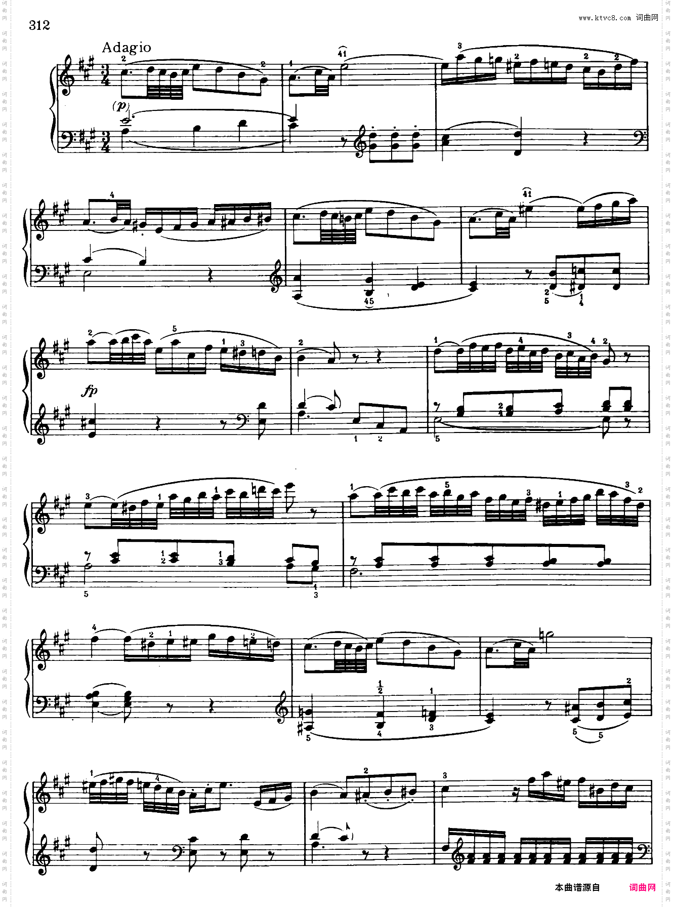 Sonata in D Major No·18 K·576