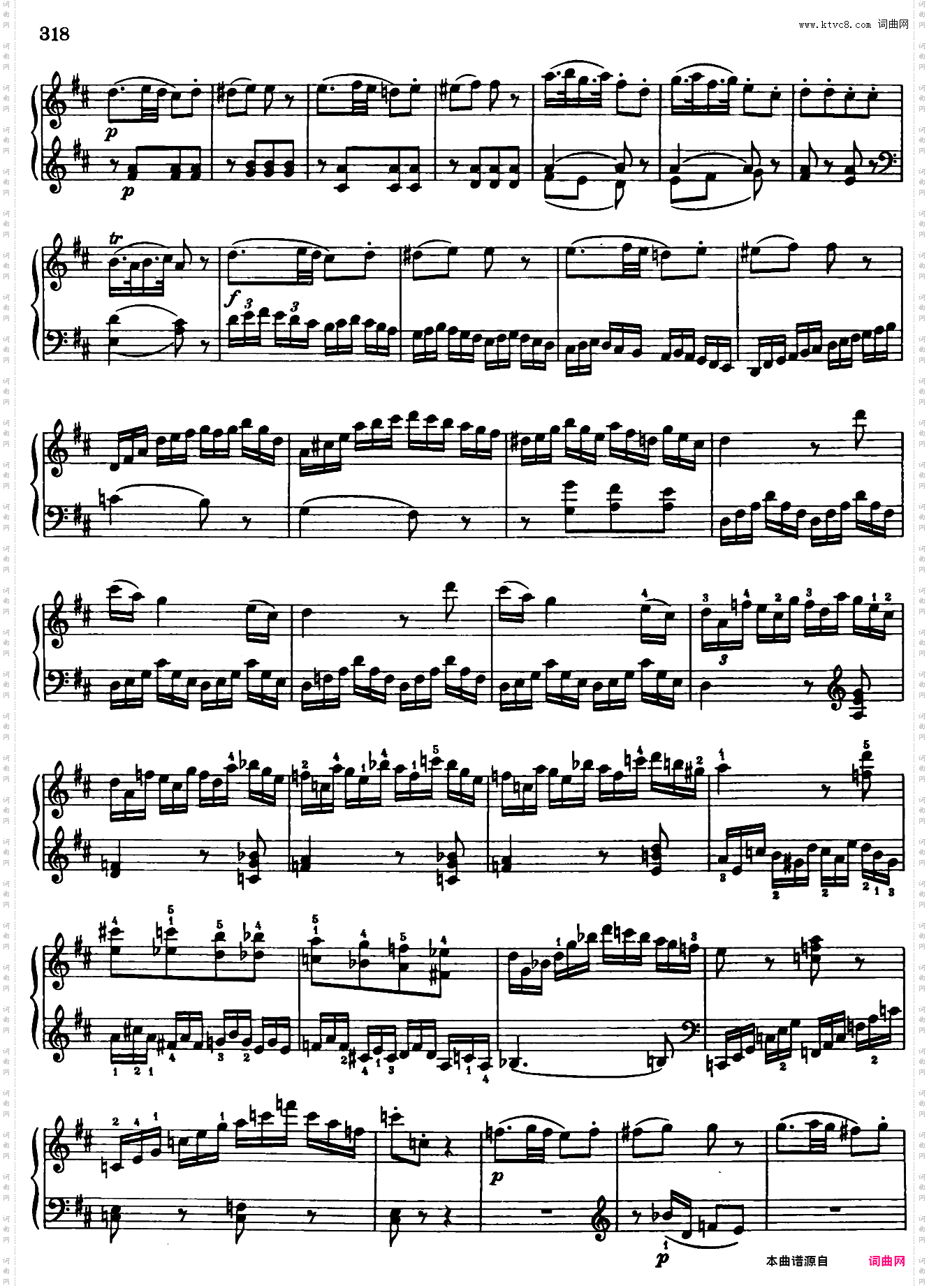 Sonata in D Major No·18 K·576